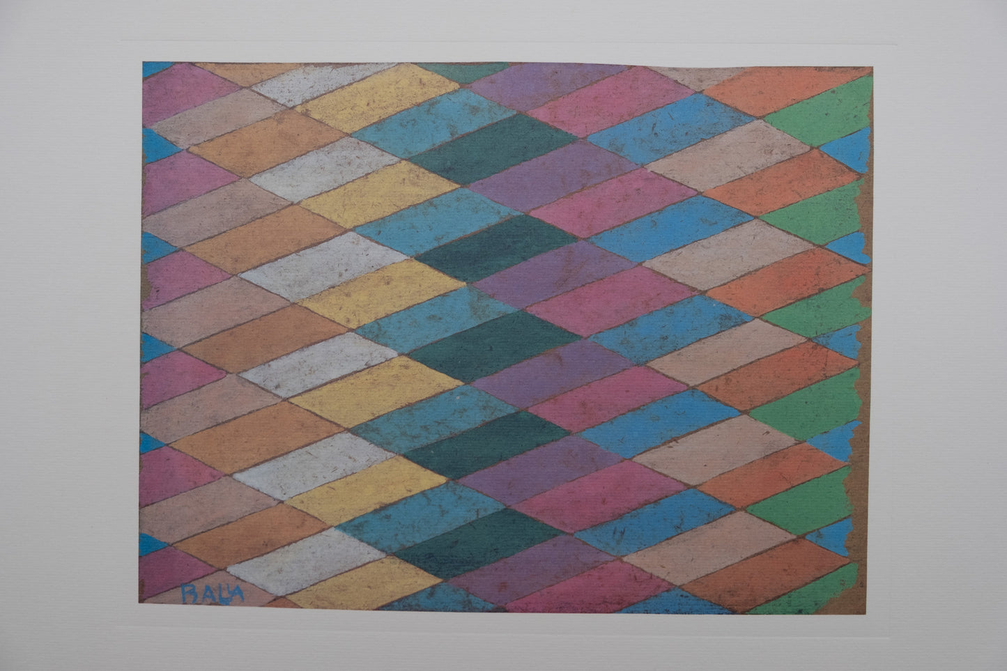 Giacomo BALLA : Interpénétration irisées - Lithographie signée
