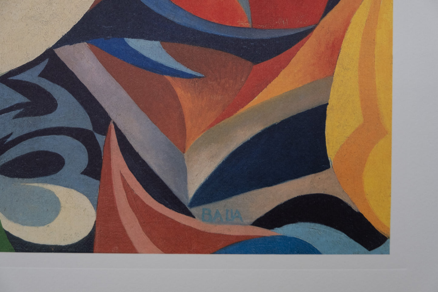 Giacomo BALLA : Composition abstraite - Lithographie signée