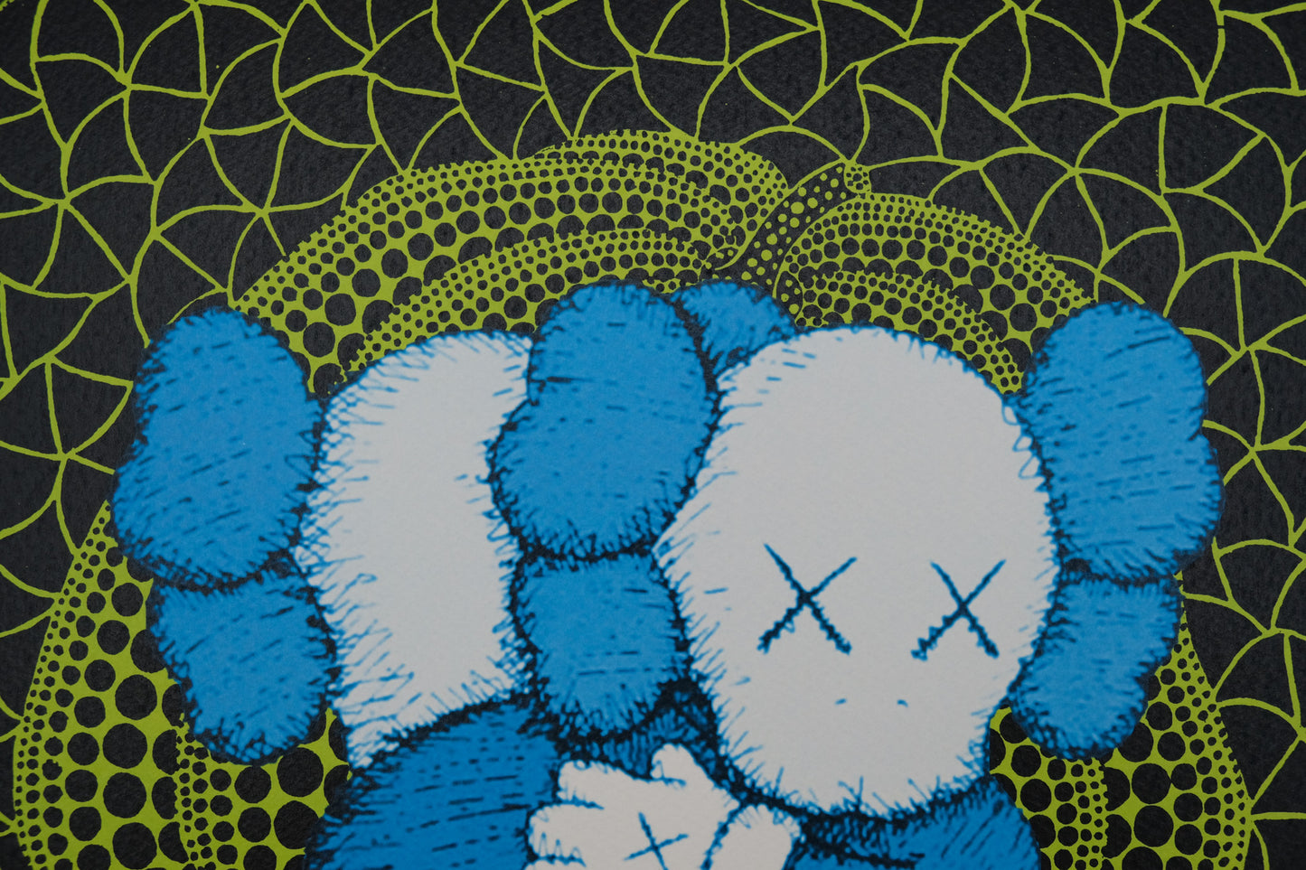 DEATH NYC : Kaws couple with Kusama's pumkin - Sérigraphie originale signée
