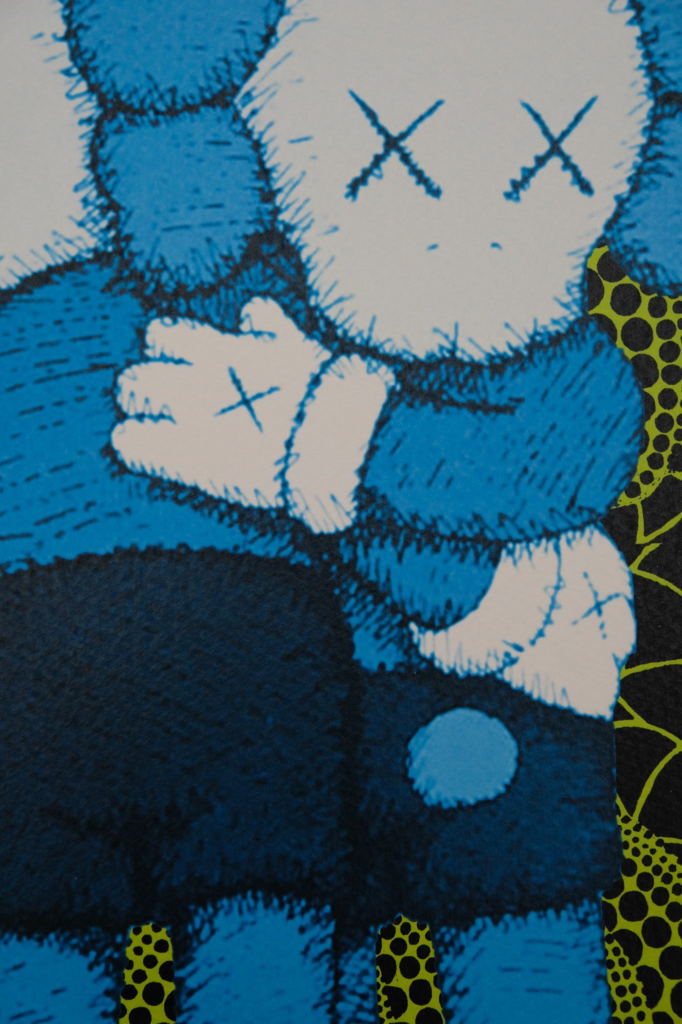 DEATH NYC : Kaws couple with Kusama's pumkin - Sérigraphie originale signée