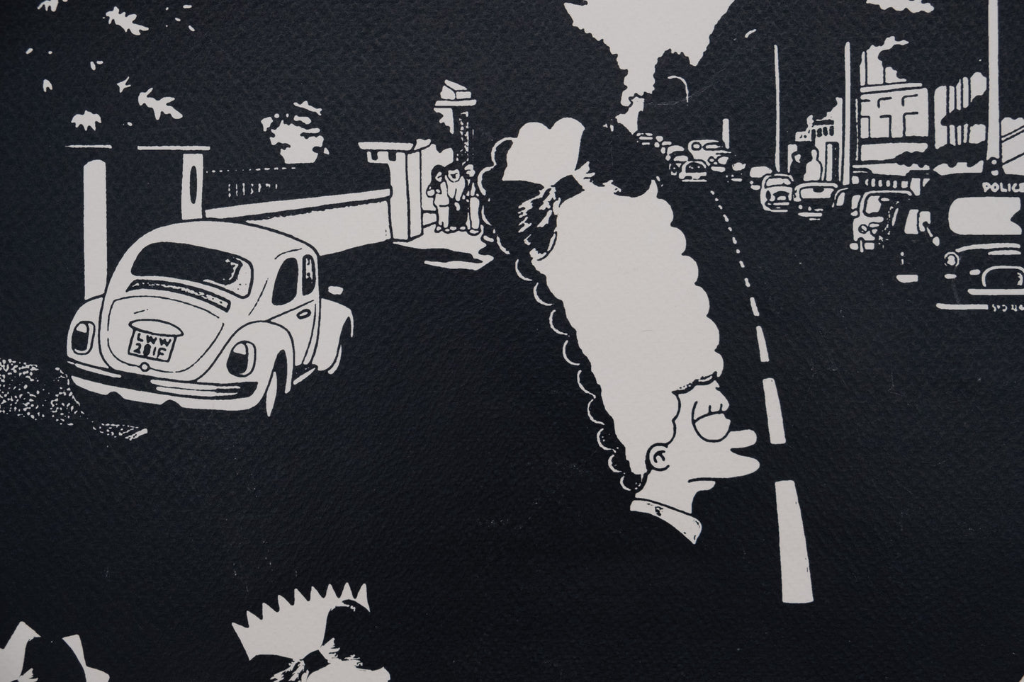 DEATH NYC : The Simpson Family - Sérigraphie originale signée