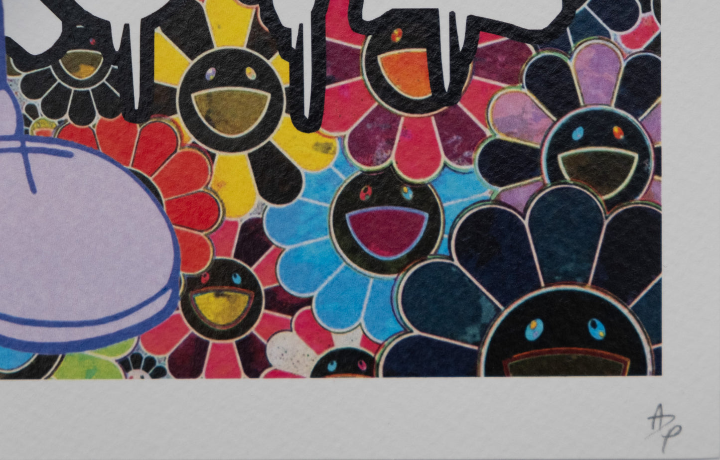 DEATH NYC : Kaws with Nara's skateboard - Sérigraphie originale signée