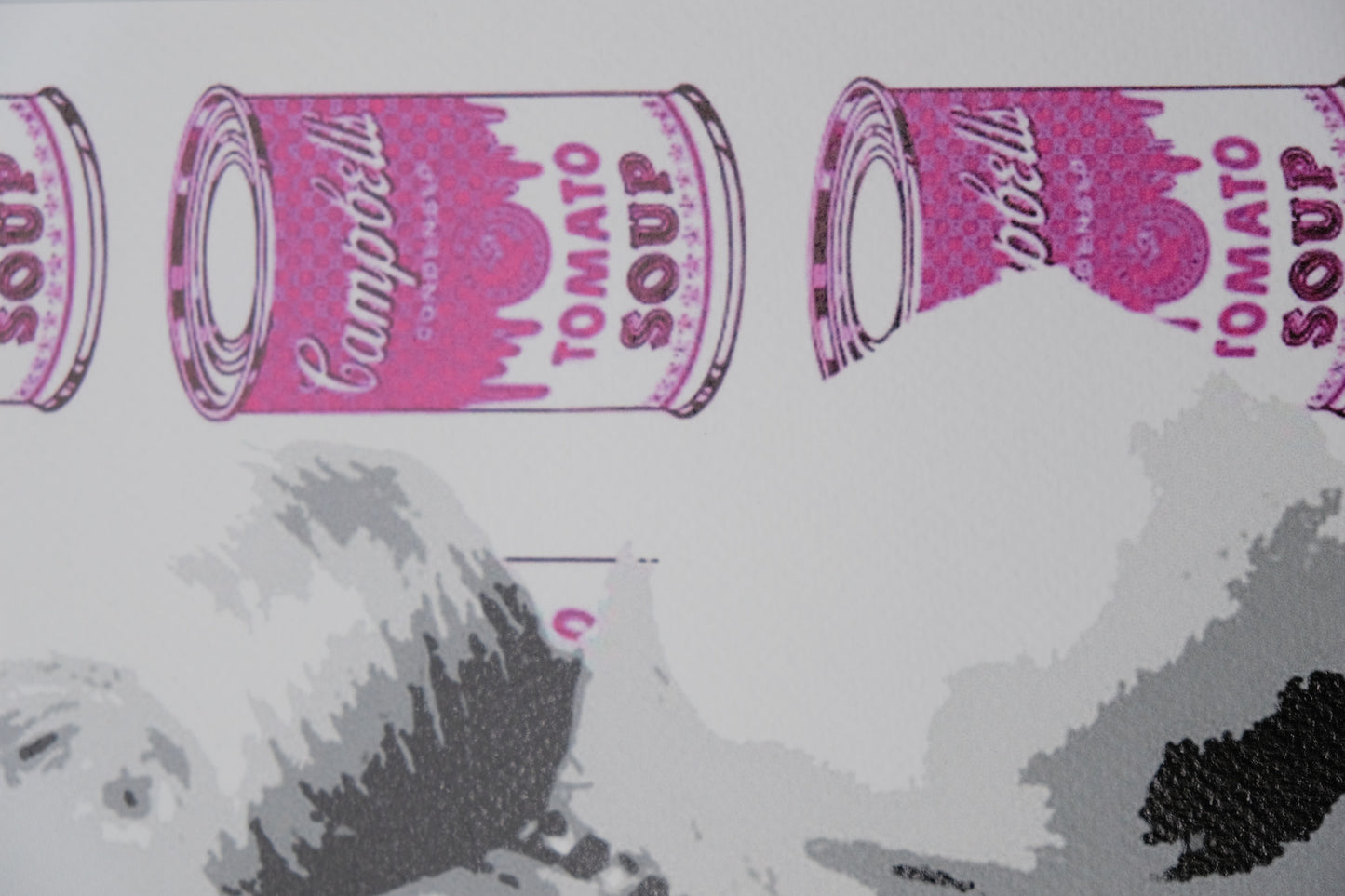 DEATH NYC : Marilyn Monroe x Pink Campbell's Soup - Sérigraphie originale signée
