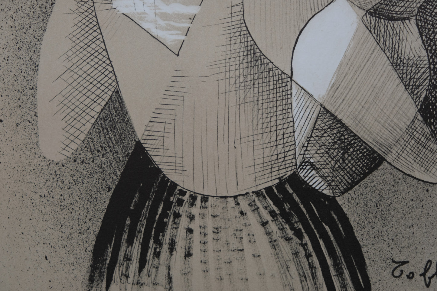 Louis TOFFOLI : Jeune femme au pot de lait - Lithographie signée