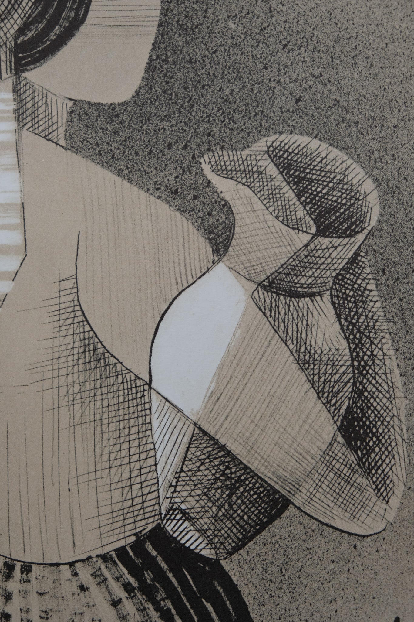 Louis TOFFOLI : Jeune femme au pot de lait - Lithographie signée
