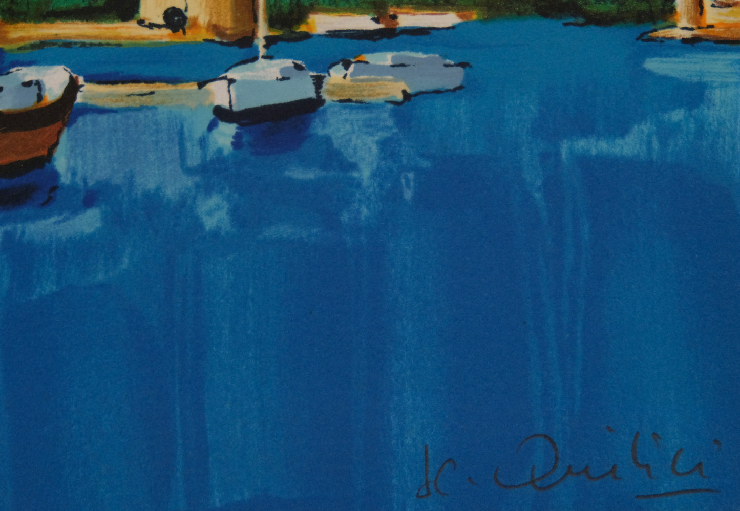 Jean Claude QUILICI : Calvi - Lithographie originale signée