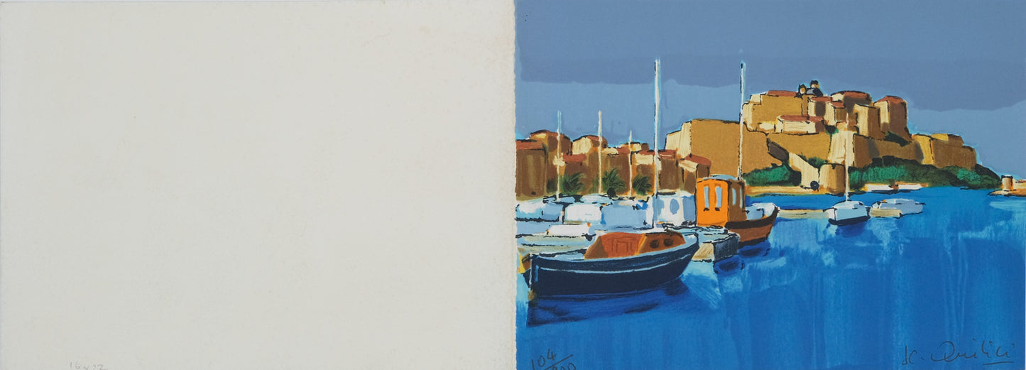 Jean Claude QUILICI : Calvi - Lithographie originale signée