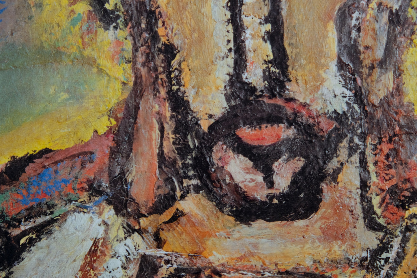 Georges ROUAULT : Le christ couronné - Lithographie