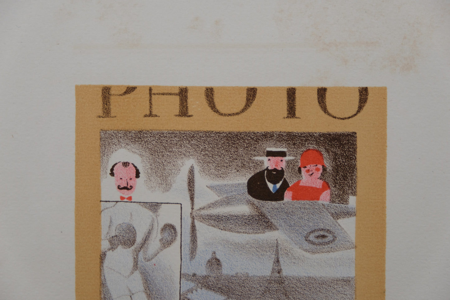 Lucien BOUCHER : Le photographe - Lithographie originale