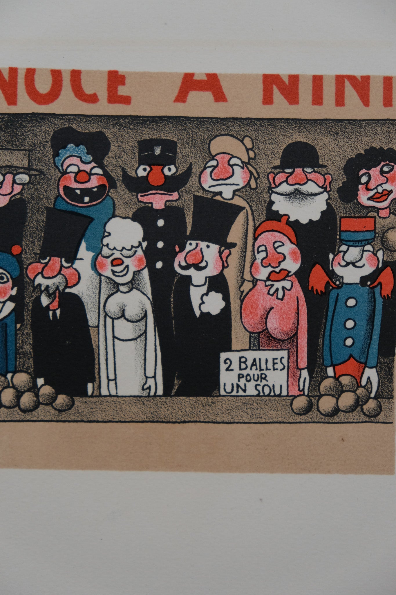 Lucien BOUCHER : Noce a Nini- Lithographie originale
