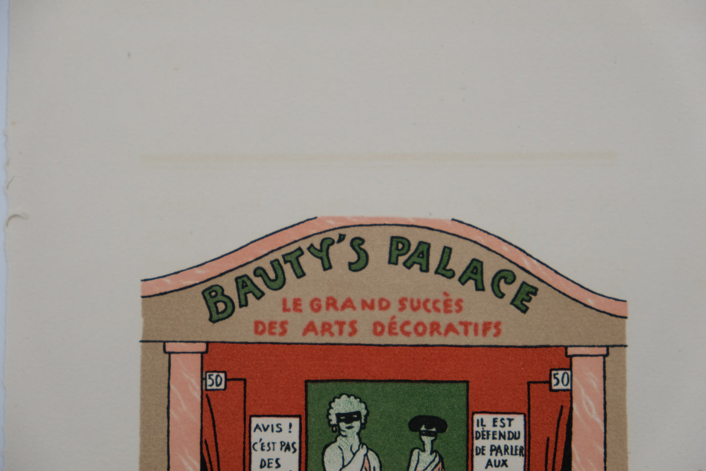 Lucien BOUCHER : Bauty's Palace - Lithographie originale