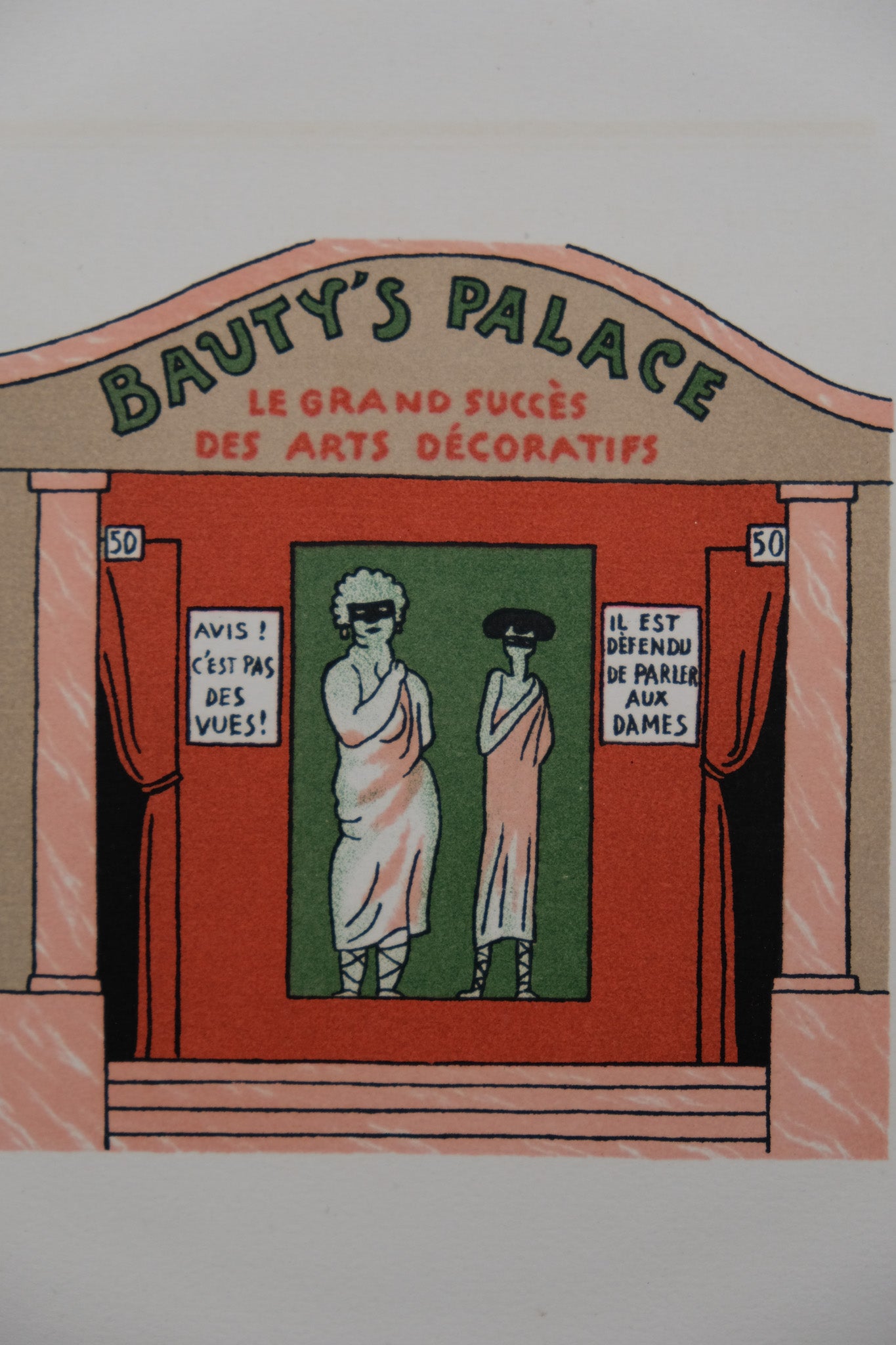 Lucien BOUCHER : Bauty's Palace - Lithographie originale