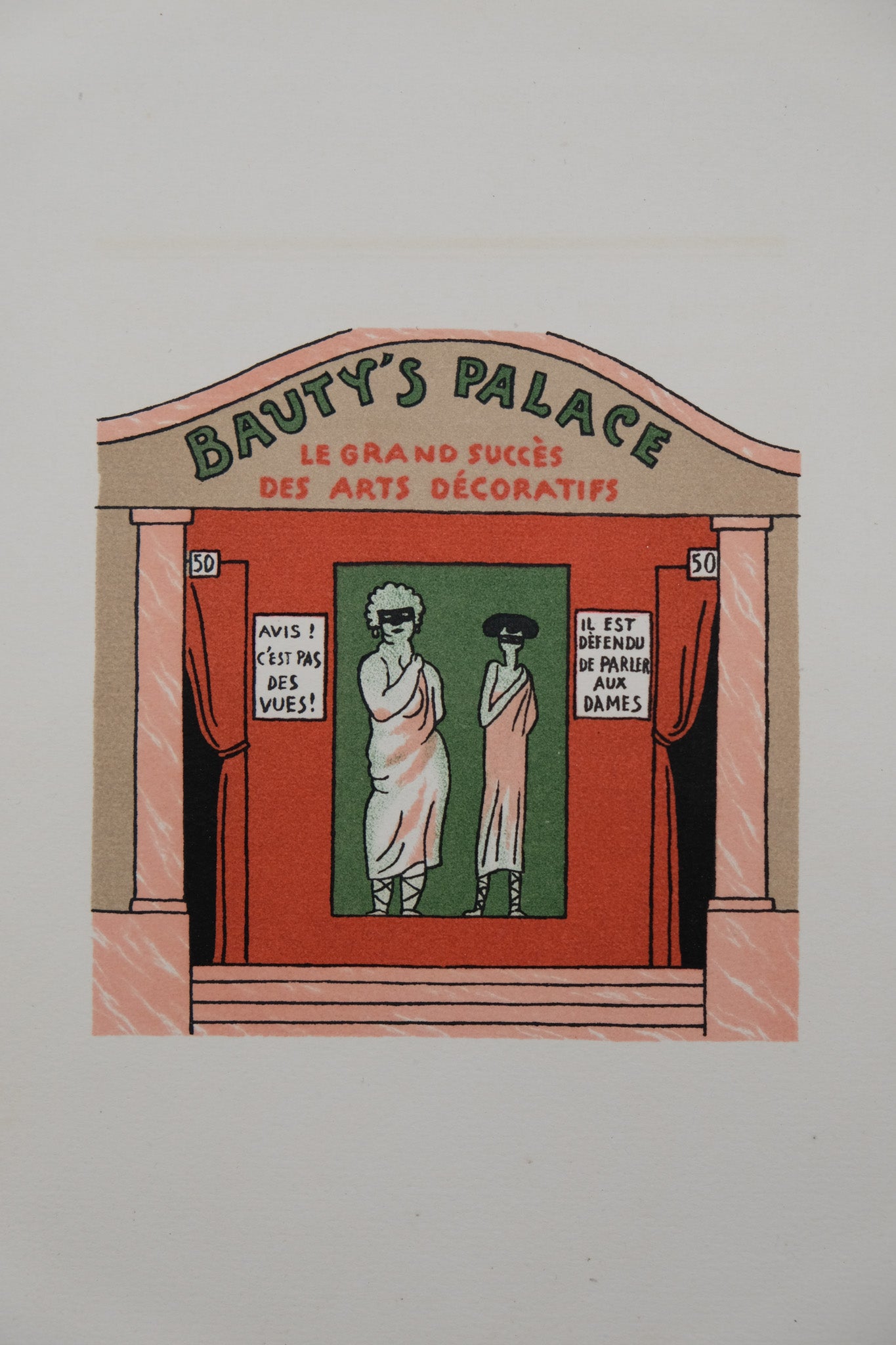 Lucien BOUCHER : Bauty's Palace - Lithographie originale