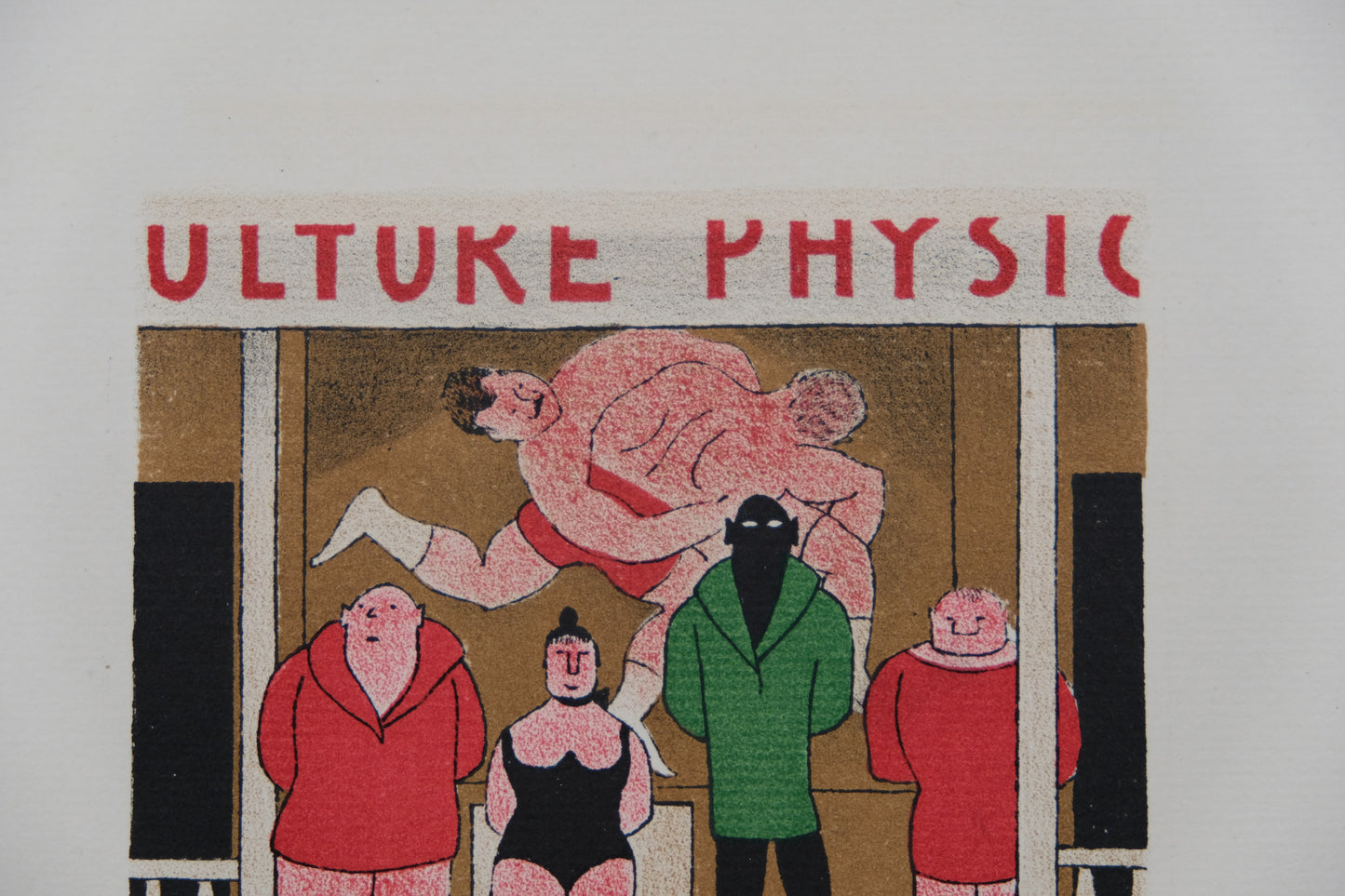 Lucien BOUCHER : La Culture physique - Lithographie originale