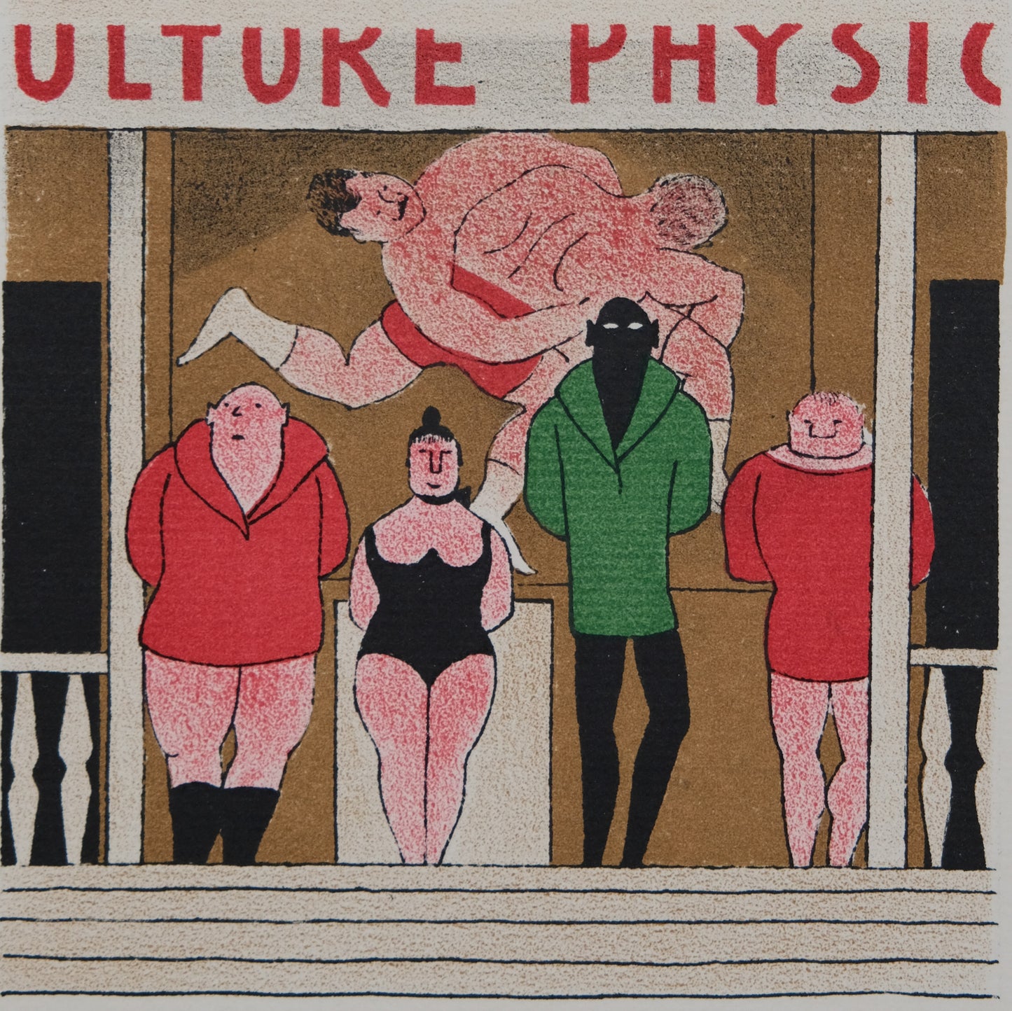 Lucien BOUCHER : La Culture physique - Lithographie originale
