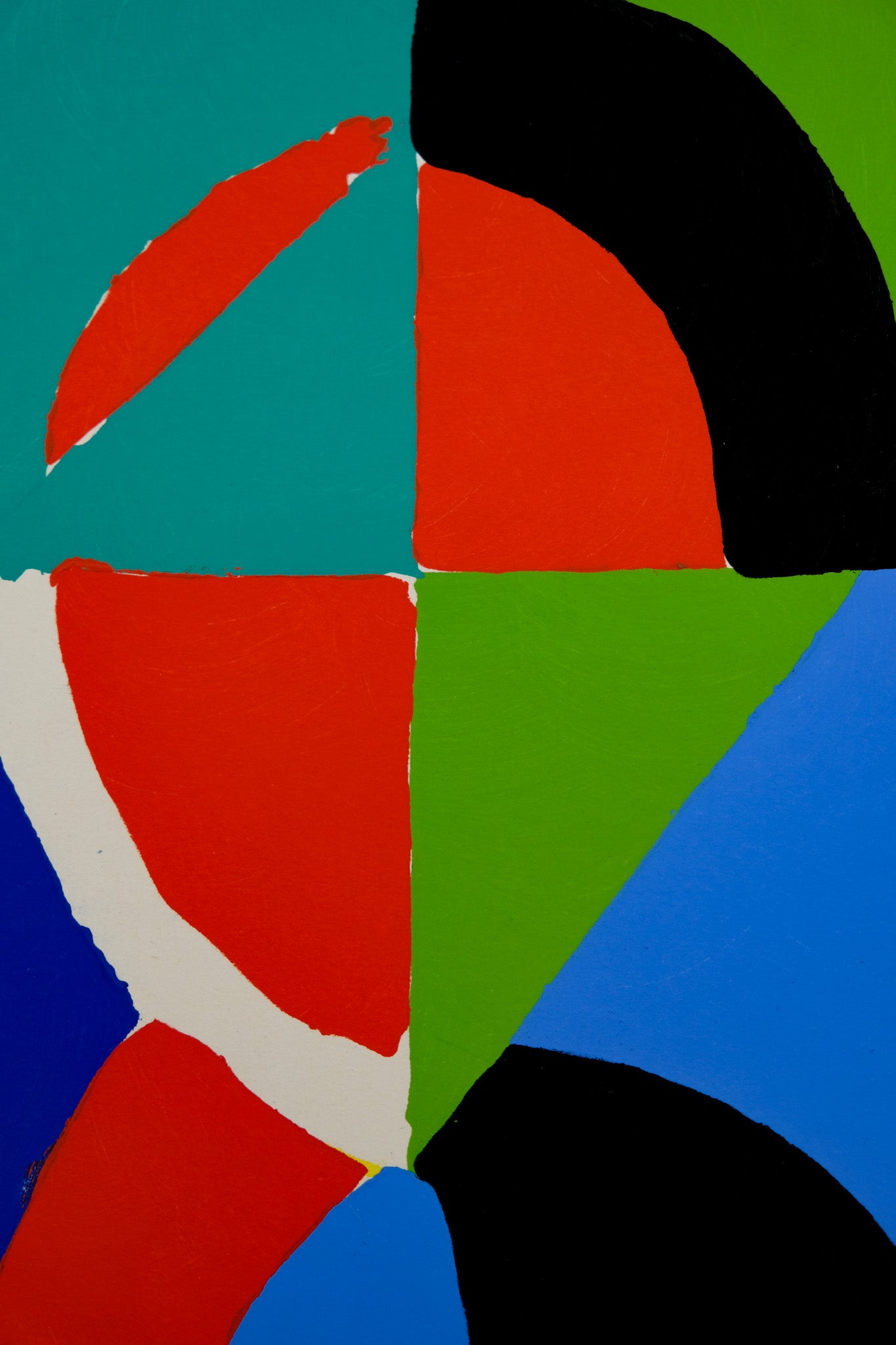 Sonia DELAUNAY : Rythme de couleurs - Lithographie et pochoir original