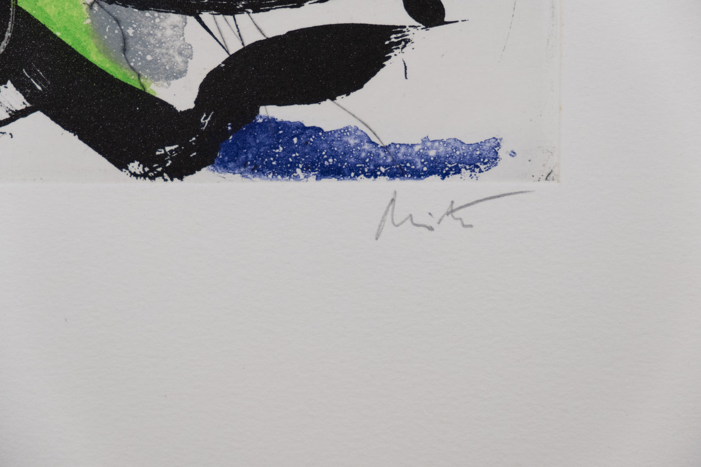 Jean MIOTTE : Composition abstraite D - Gravure originale signée