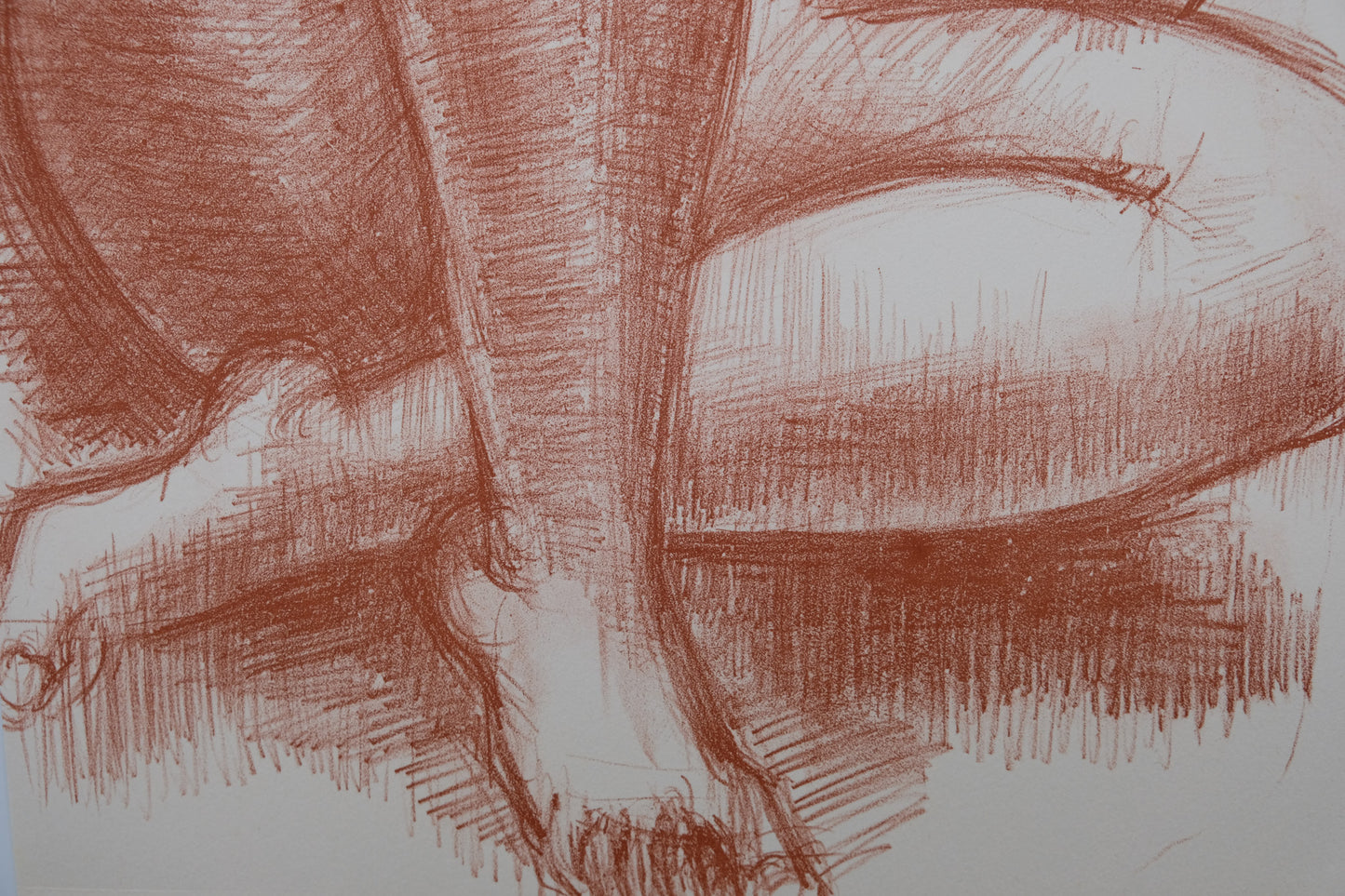 Antoniucci VOLTI : Femme aux jambes croisées - Lithographie originale
