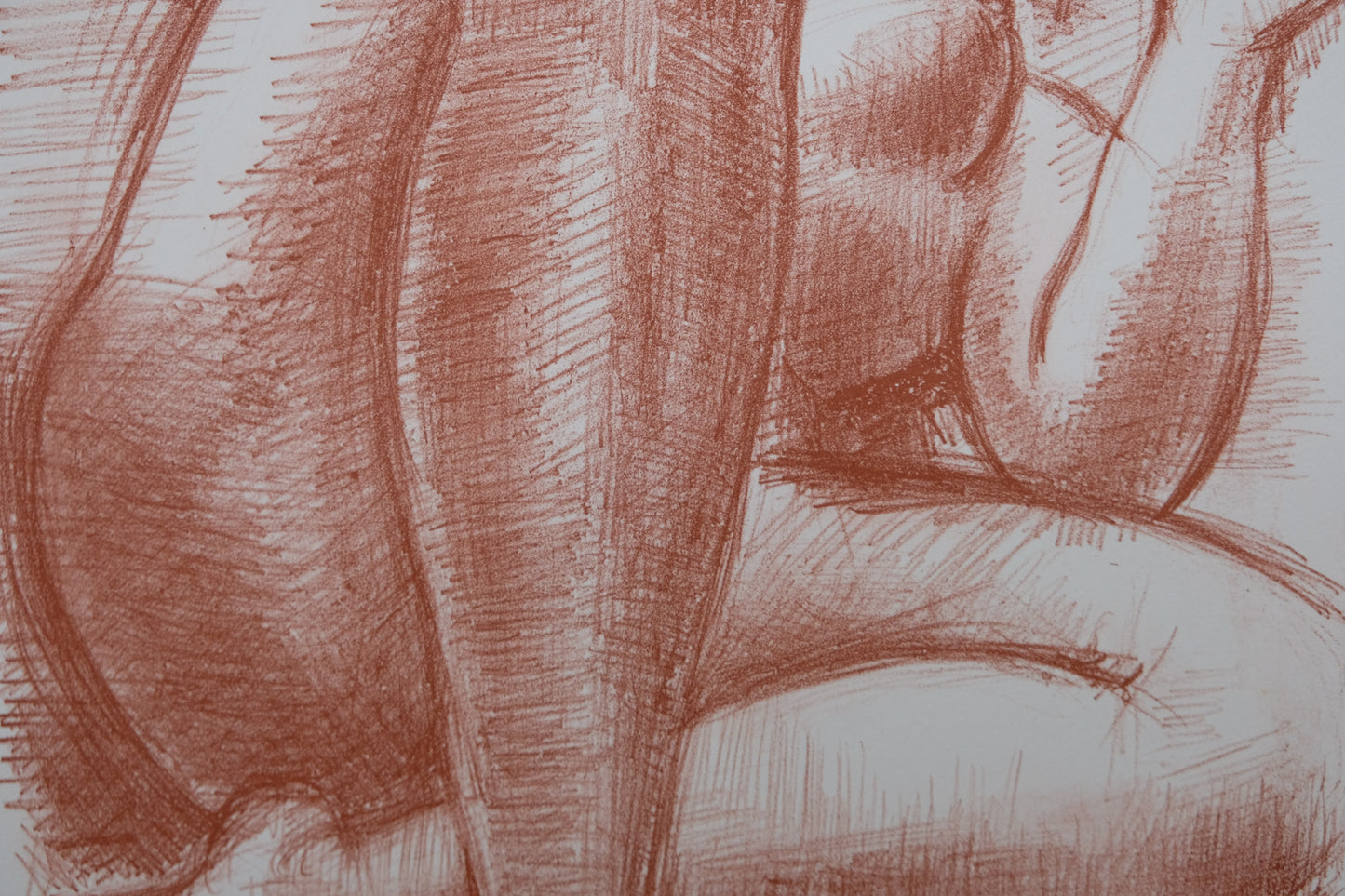 Antoniucci VOLTI : Femme aux jambes croisées - Lithographie originale