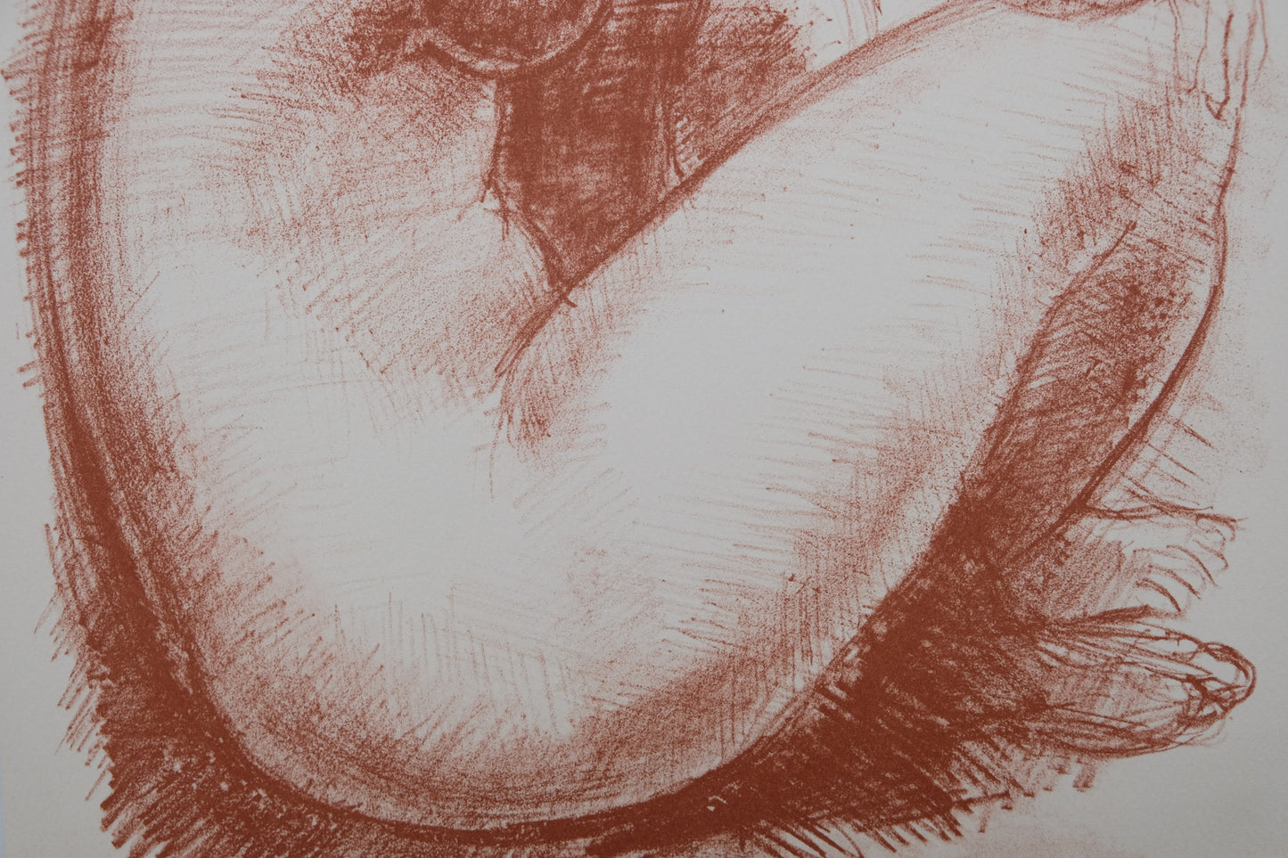 Antoniucci VOLTI : Femme timide - Lithographie originale
