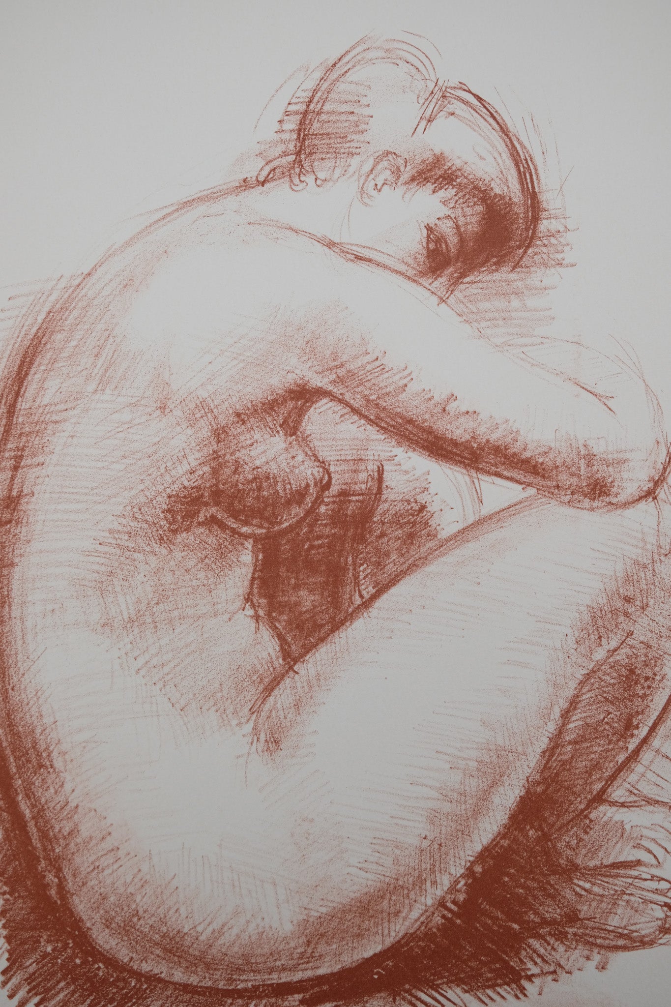Antoniucci VOLTI : Femme timide - Lithographie originale