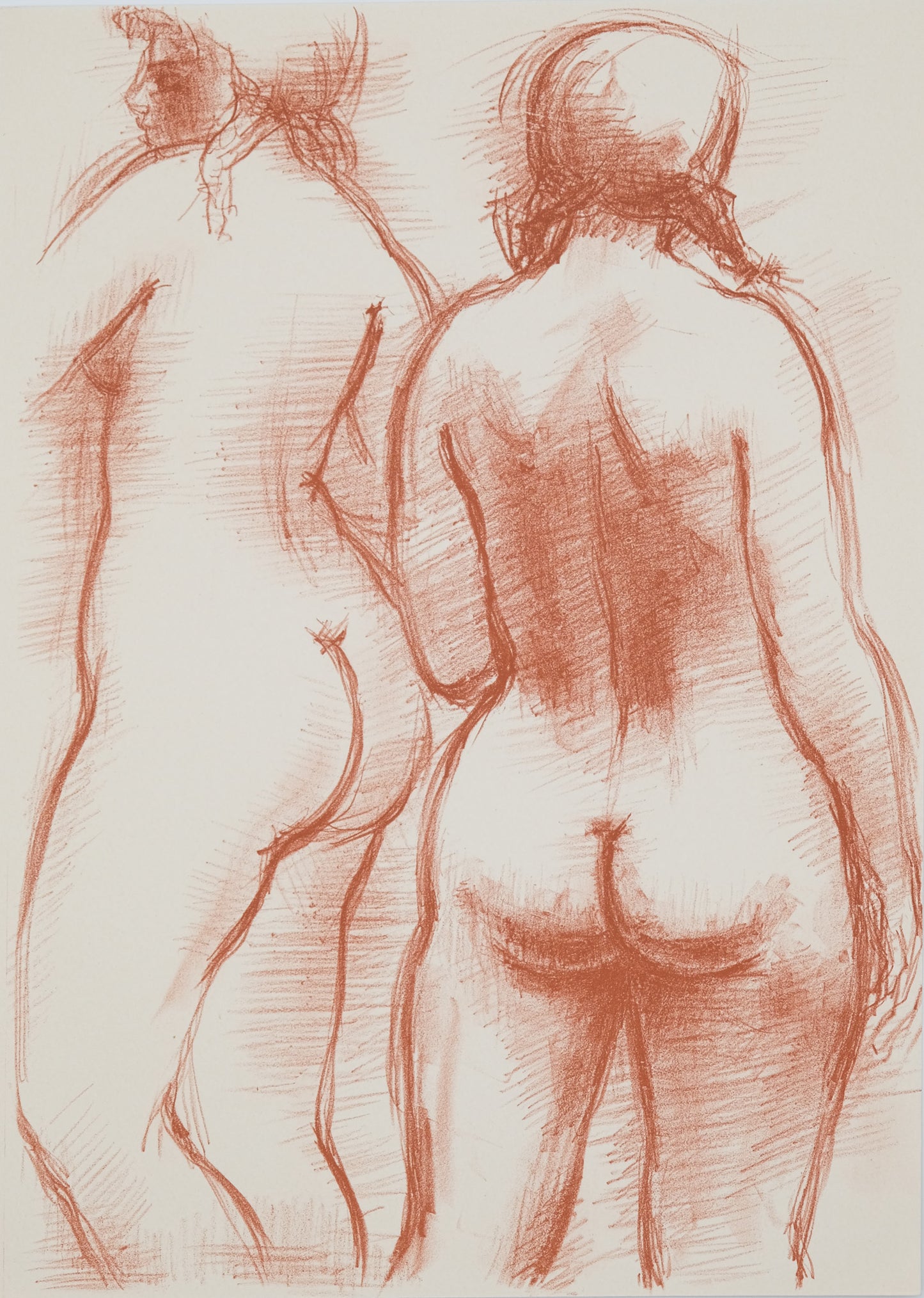 Antoniucci VOLTI : Nus de dos - Lithographie originale