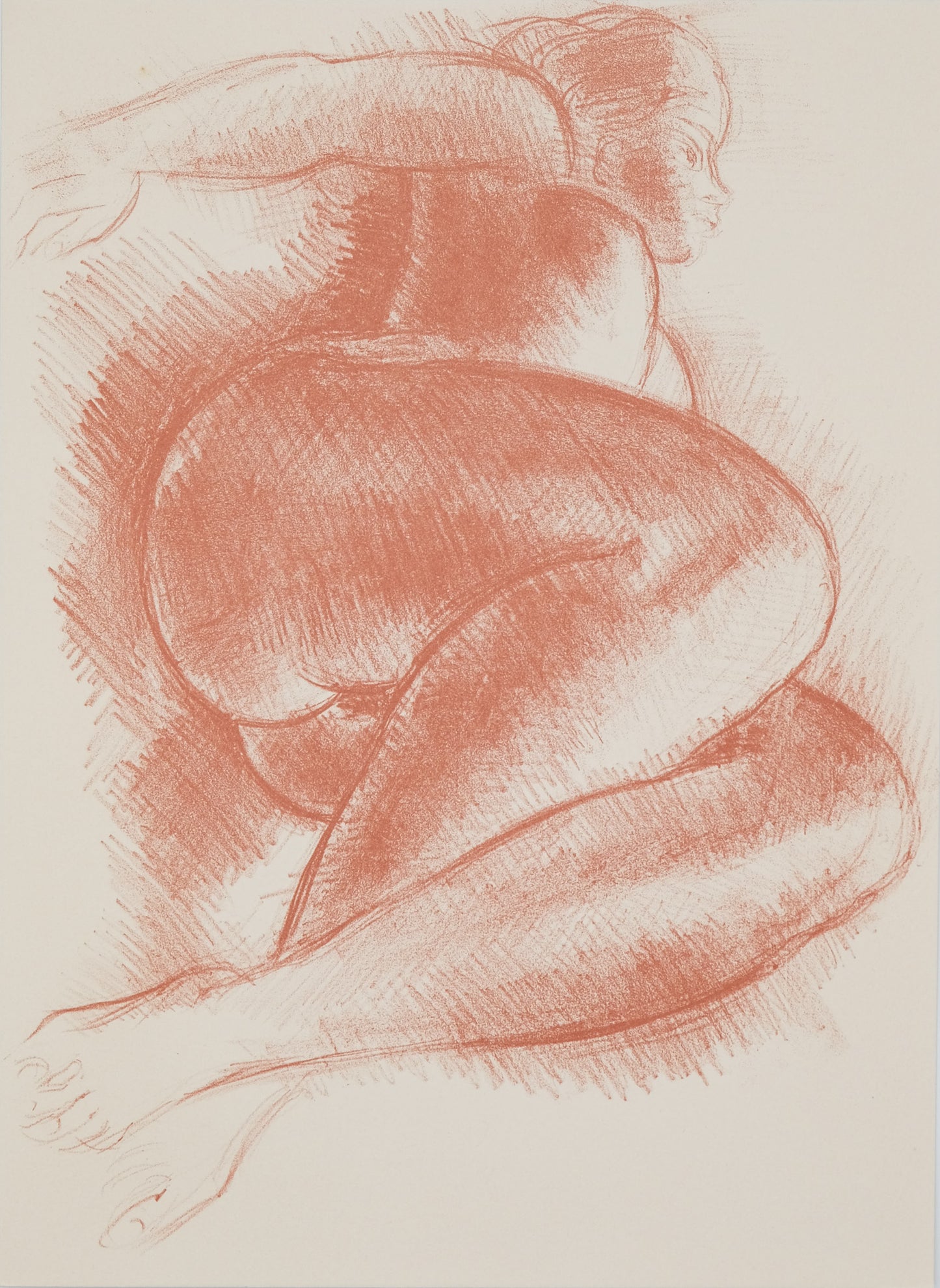 Antoniucci VOLTI : Nu allongé - Lithographie originale