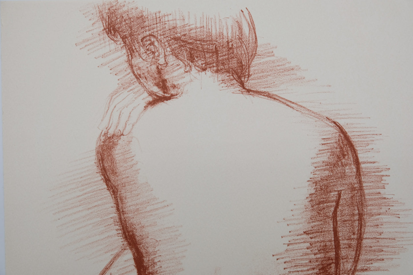 Antoniucci VOLTI : Nu de dos - Lithographie originale