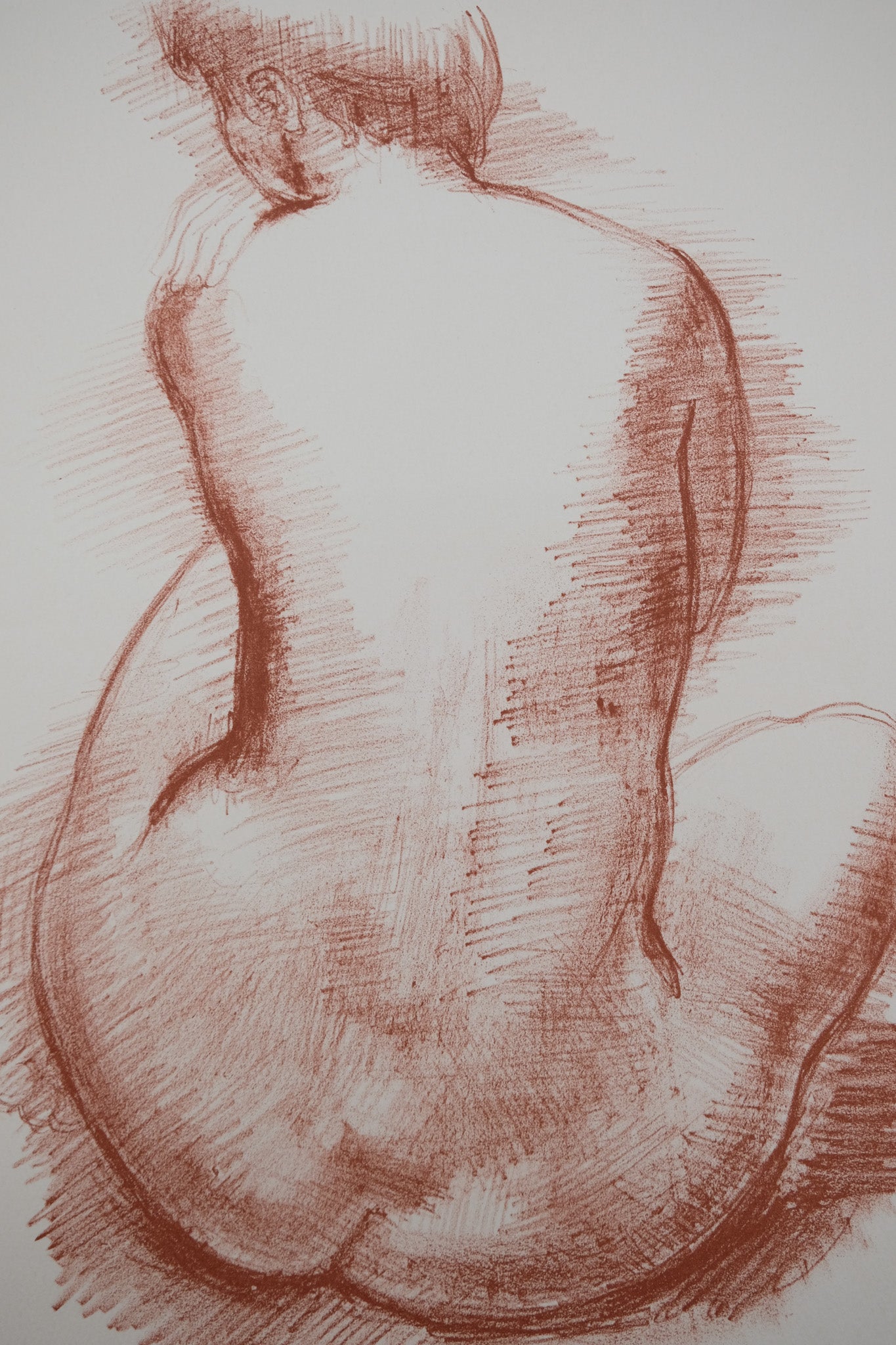 Antoniucci VOLTI : Nu de dos - Lithographie originale