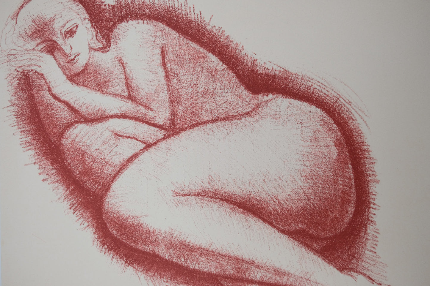 Antoniucci VOLTI : Femme au repos - Lithographie originale