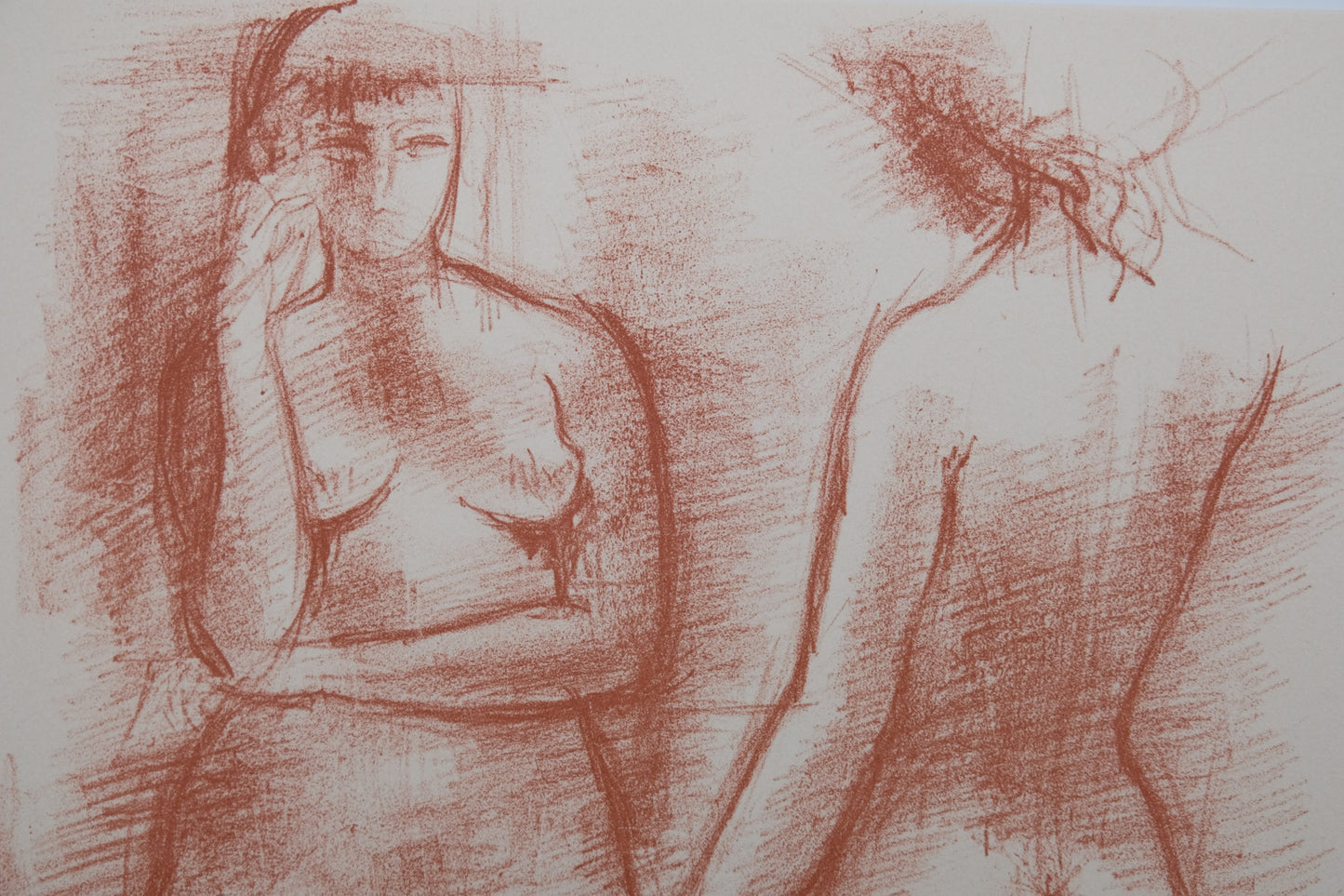 Antoniucci VOLTI : Femmes nues en contrapposto - Lithographie originale