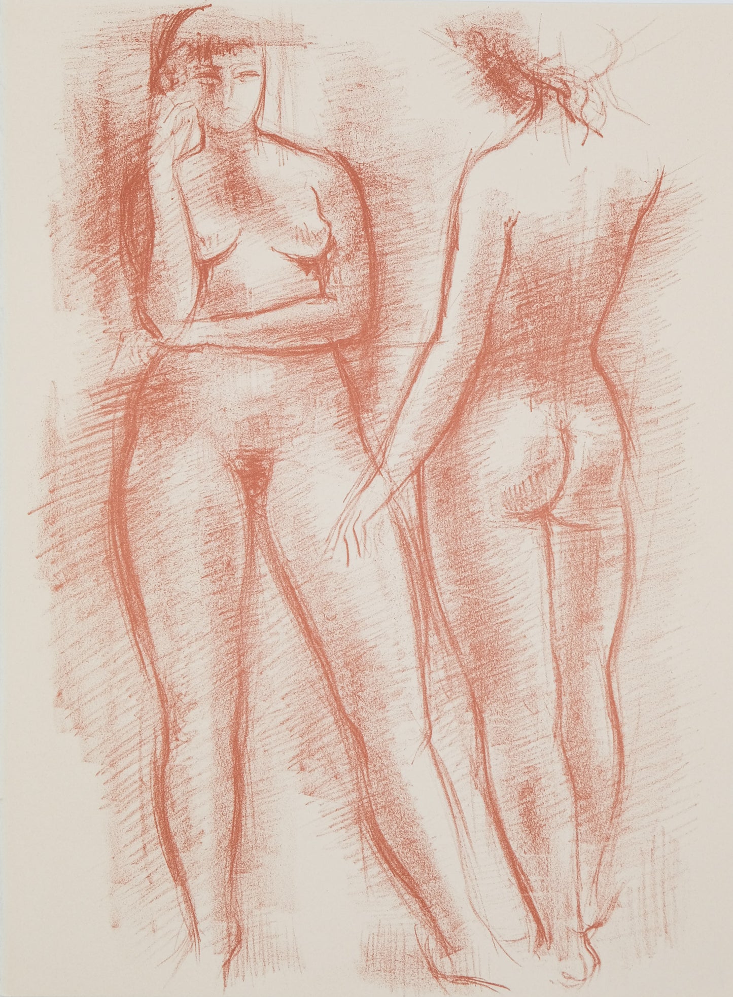 Antoniucci VOLTI : Femmes nues en contrapposto - Lithographie originale