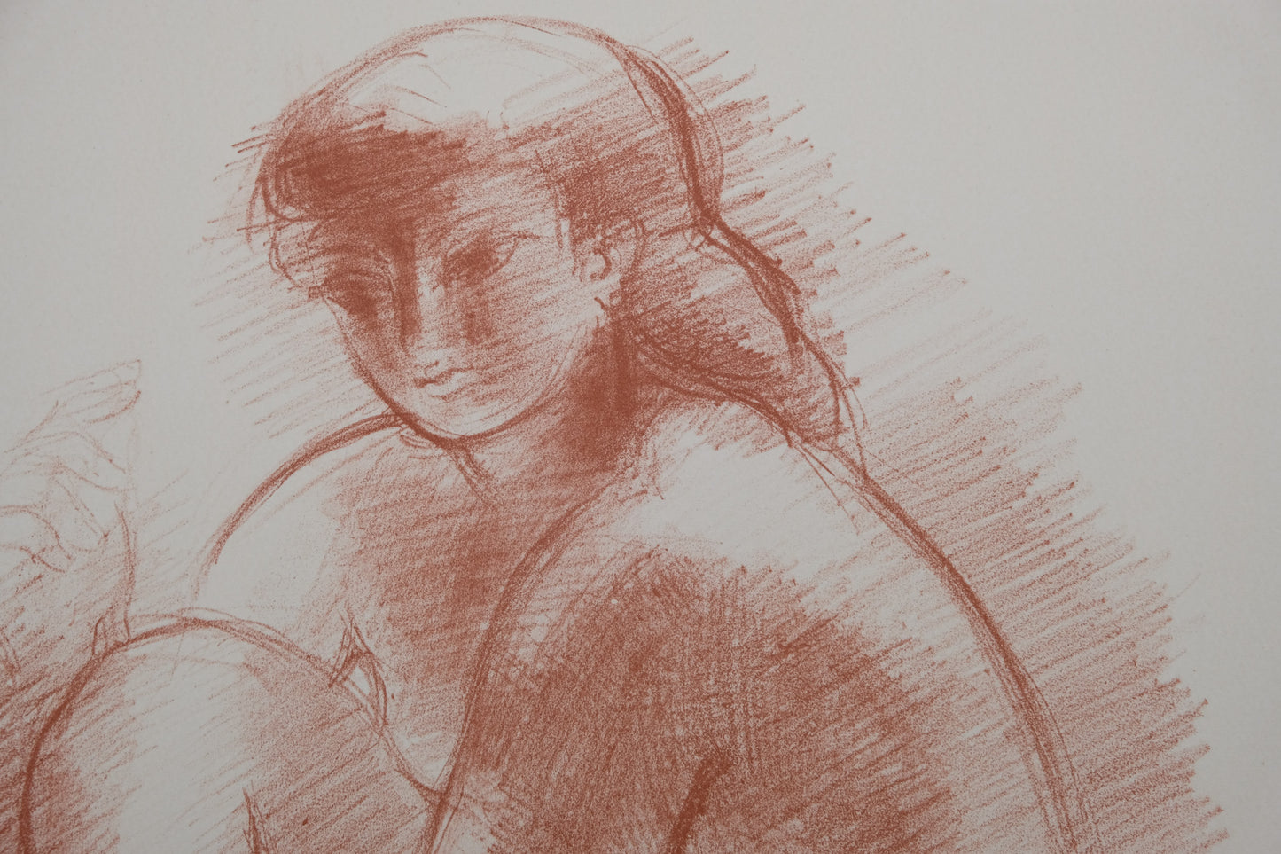 Antoniucci VOLTI : Nu au regard rêveur - Lithographie originale