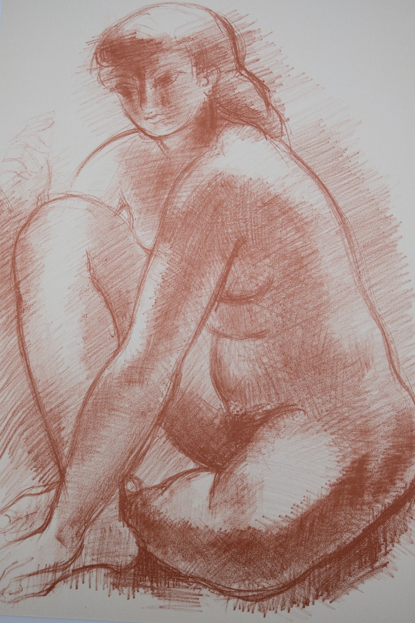 Antoniucci VOLTI : Nu au regard rêveur - Lithographie originale