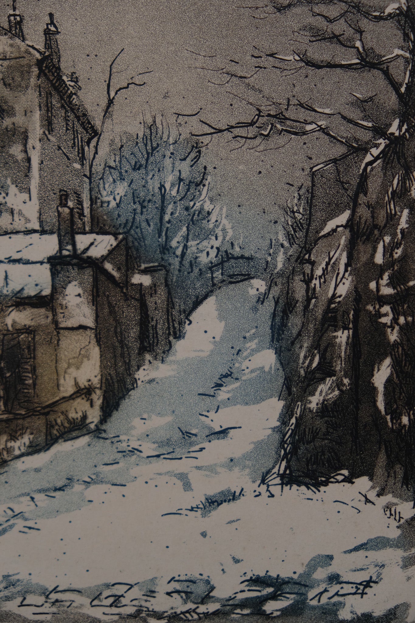 Paul TRELADE (Gen PAUL) : Le lapin agile - Gravure originale signée