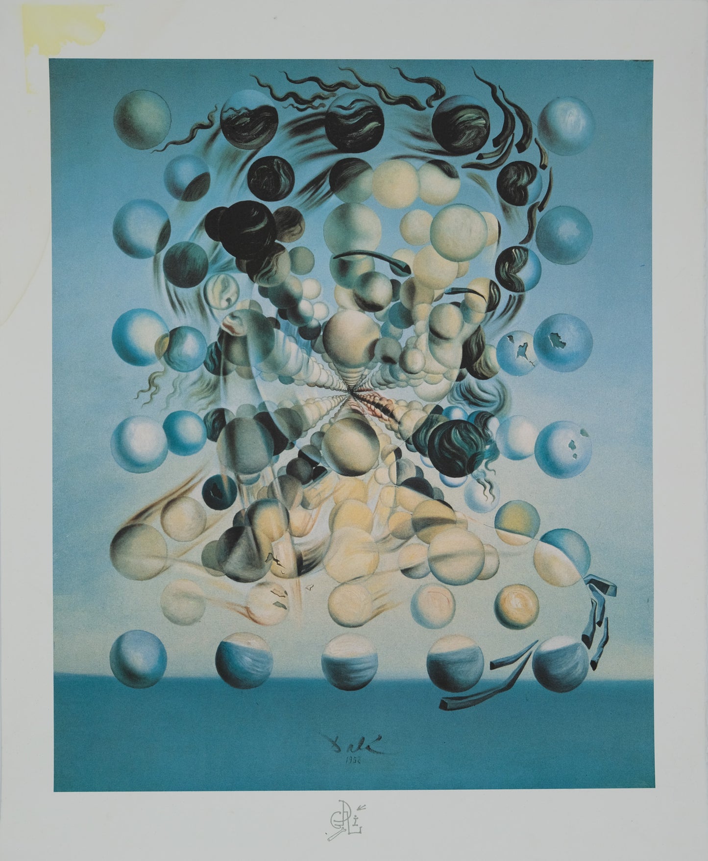 Salvador DALI : Galatea aux sphères - Lithographie signée