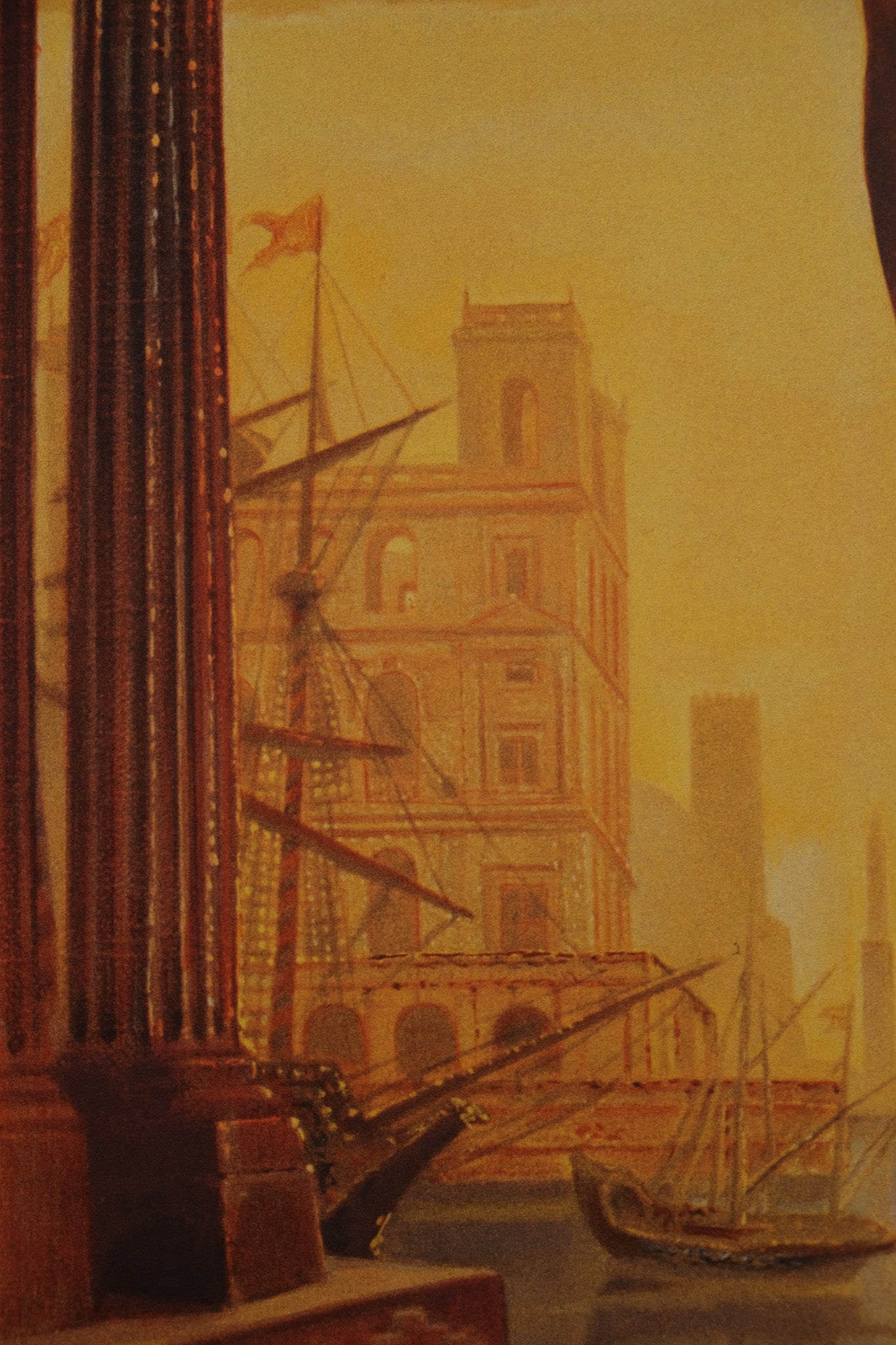 Salvador DALI : La main de Dali retirant une Toison d'Or - Lithographie signée