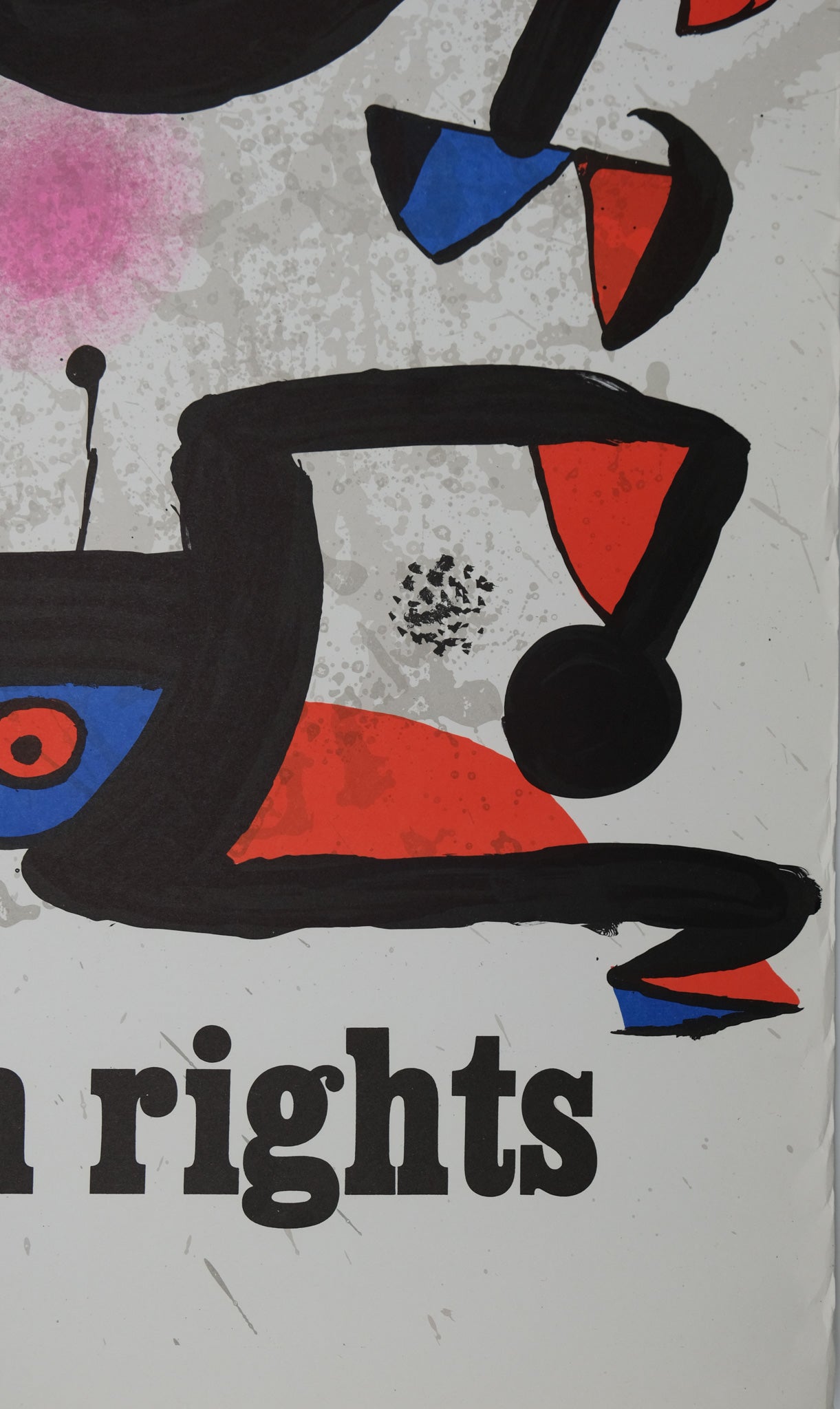 Joan MIRO : UNESCO Human rights - Lithographie originale