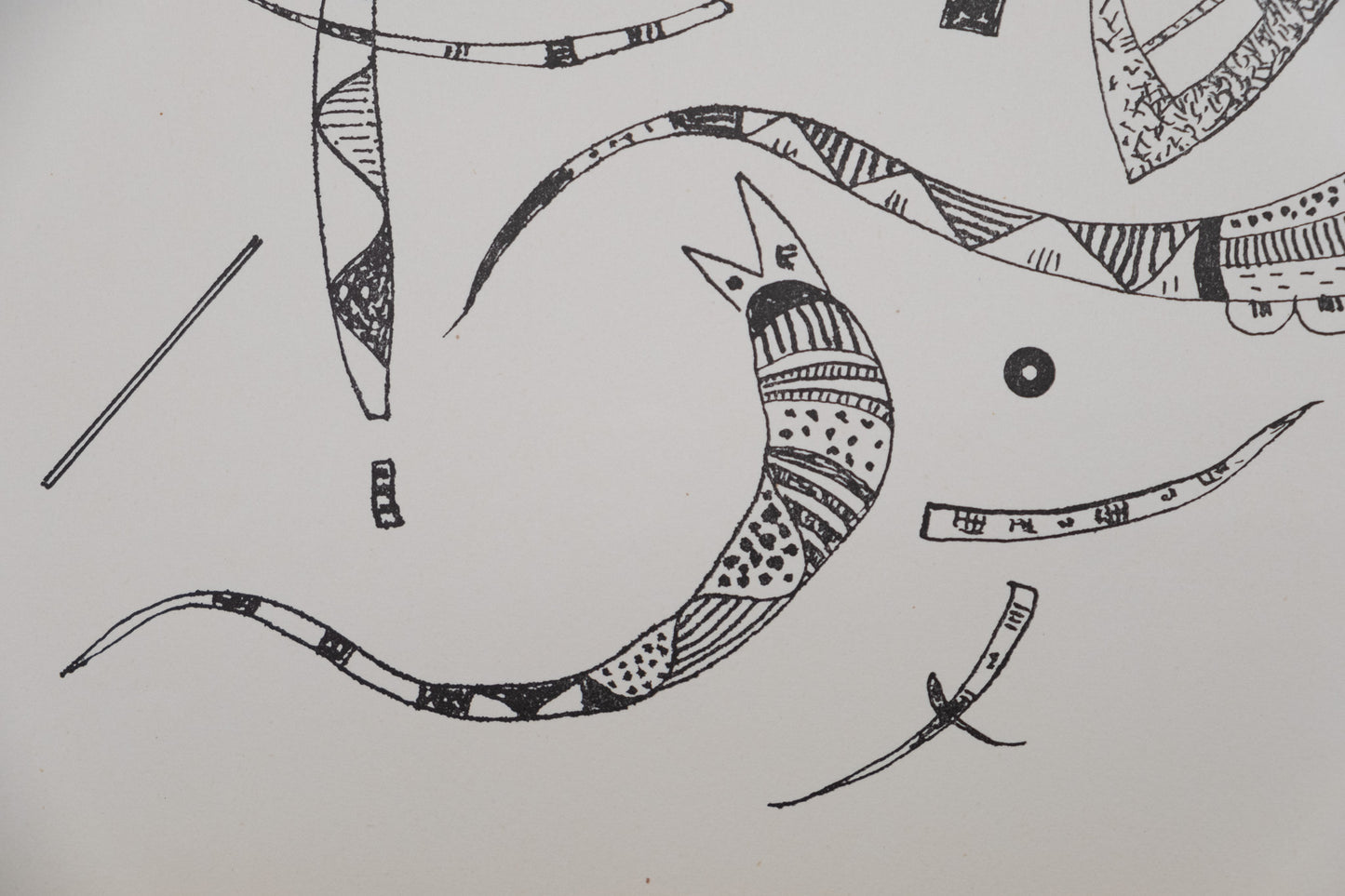 Vassily KANDINSKY : Composition animale - Lithographie signée