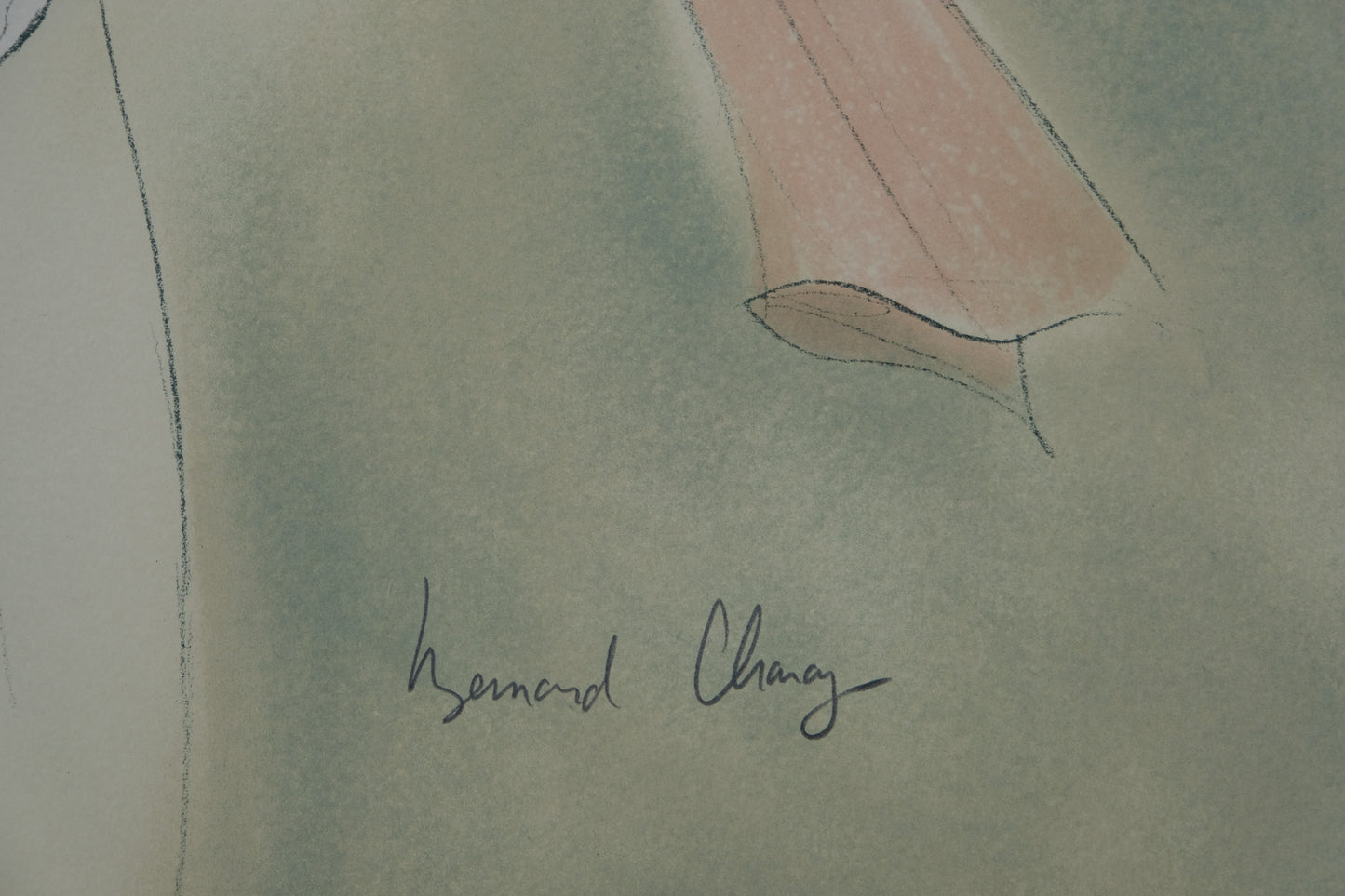 Bernard CHAROY : Isabelle au foulard - Lithographie originale signée