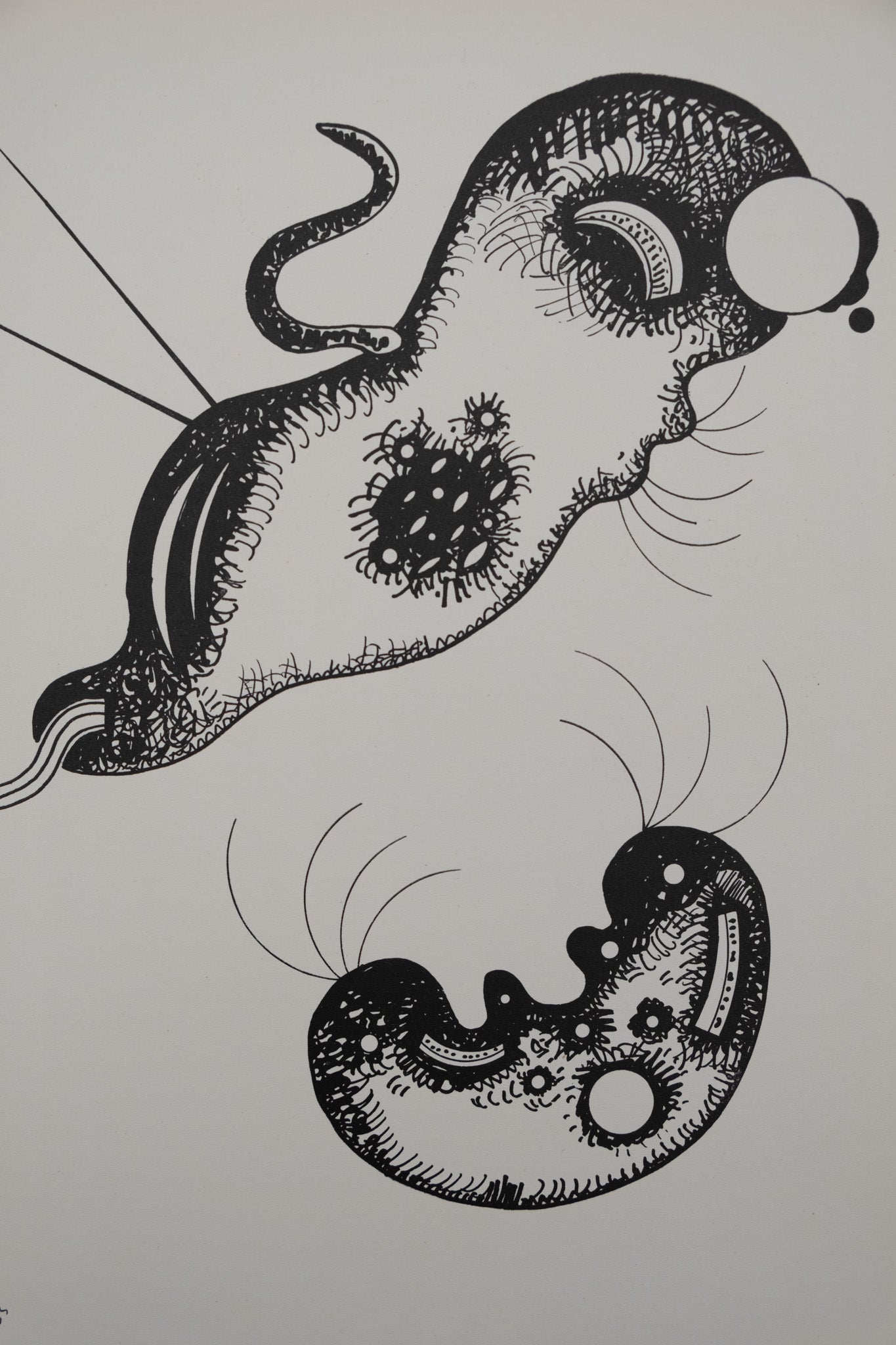 Vassily KANDINSKY : Composition aux deux visages - Lithographie signée