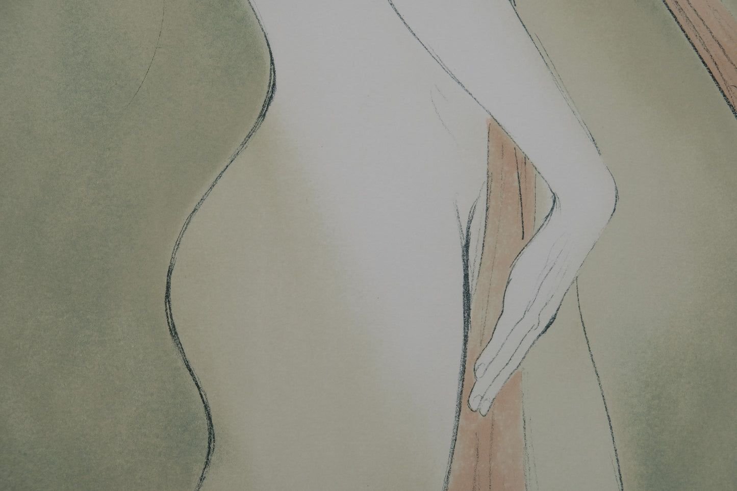 Bernard CHAROY : Isabelle au foulard - Lithographie originale signée