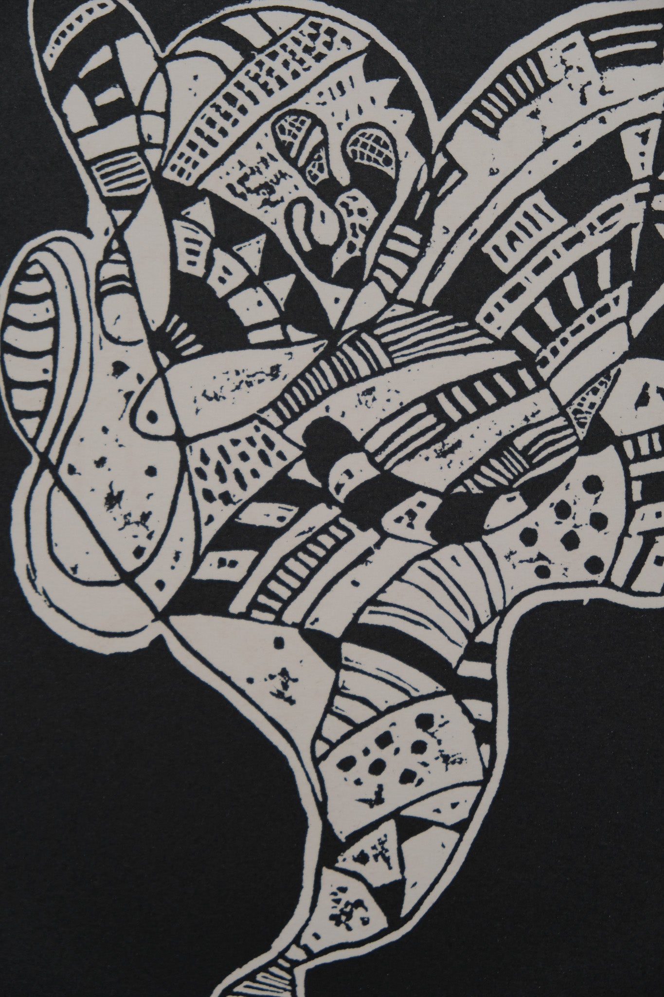 Vassily KANDINSKY : Composition - Gravure originale signée