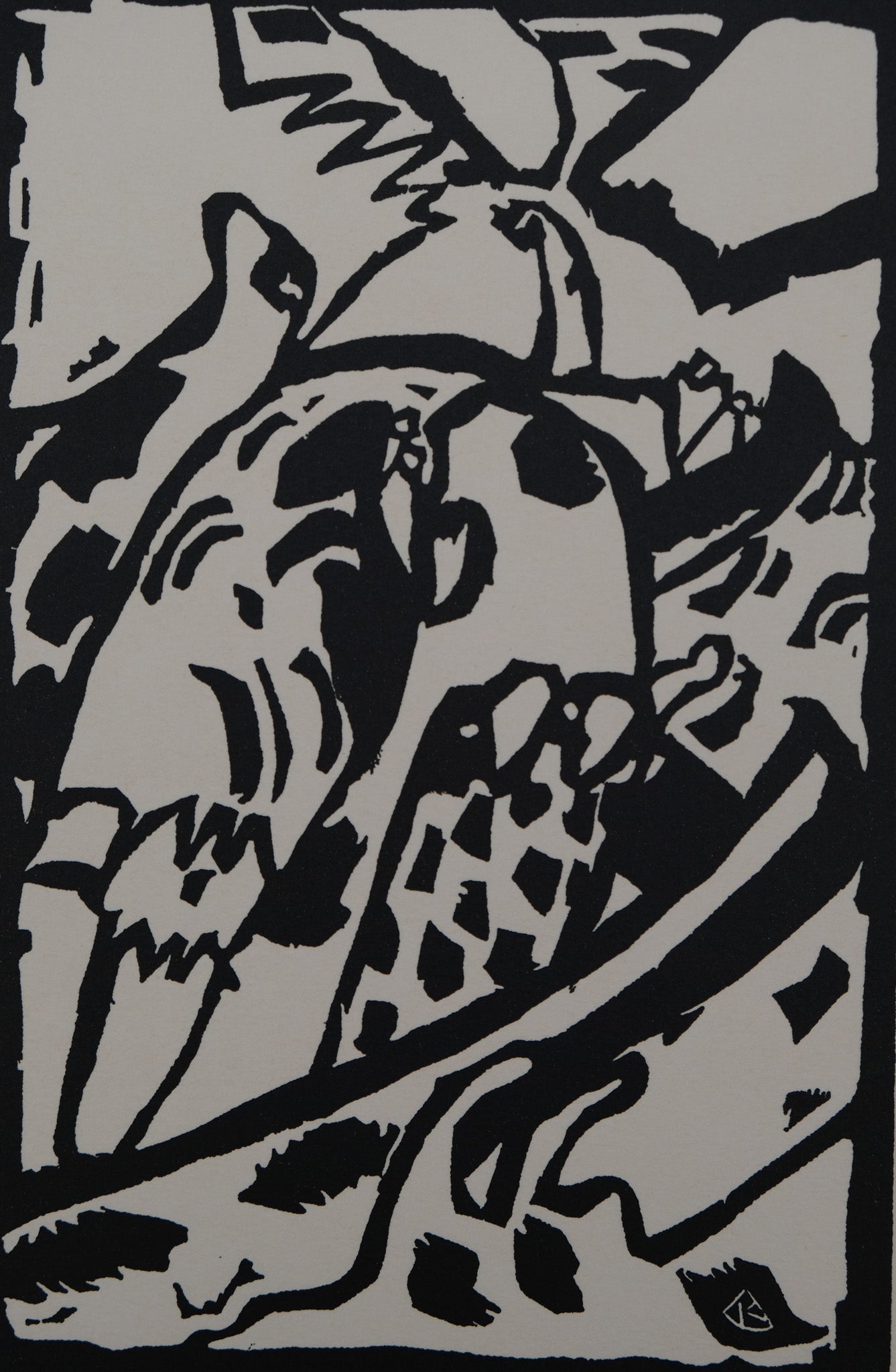 Vassily KANDINSKY : Improvisation 7 - Gravure originale signée