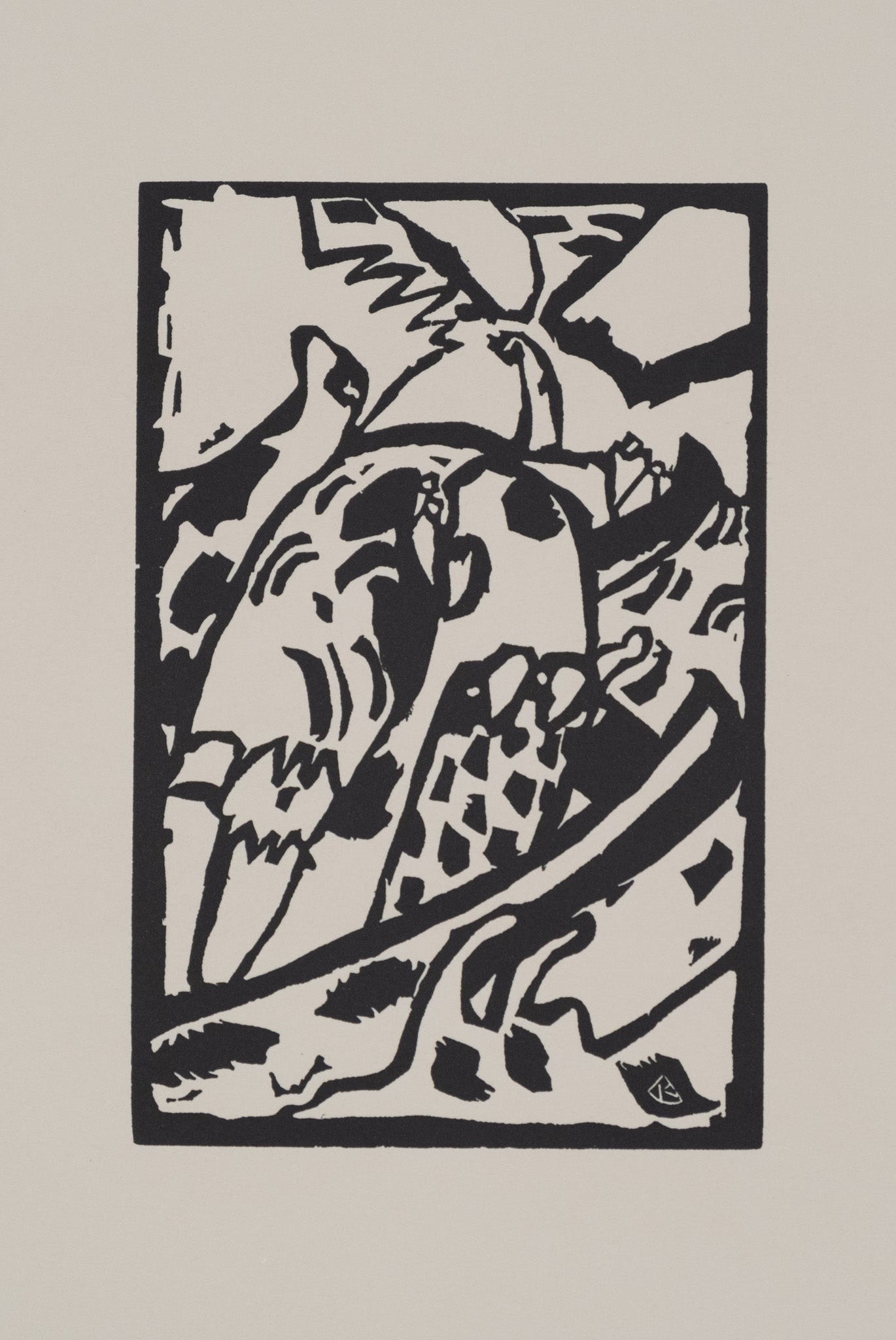 Vassily KANDINSKY : Improvisation 7 - Gravure originale signée