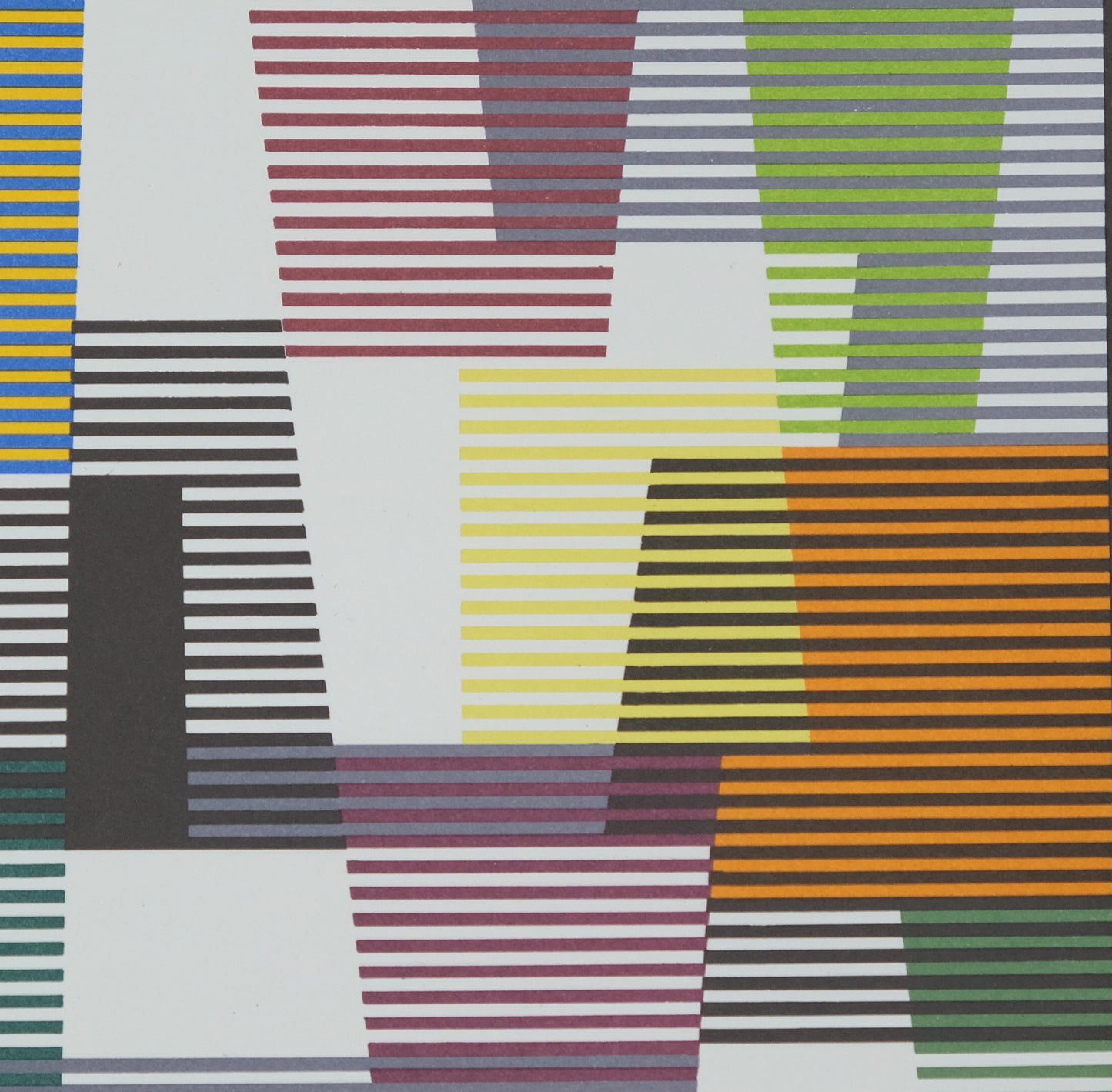Yaacov AGAM : Illusion d'optique - Lithographie originale