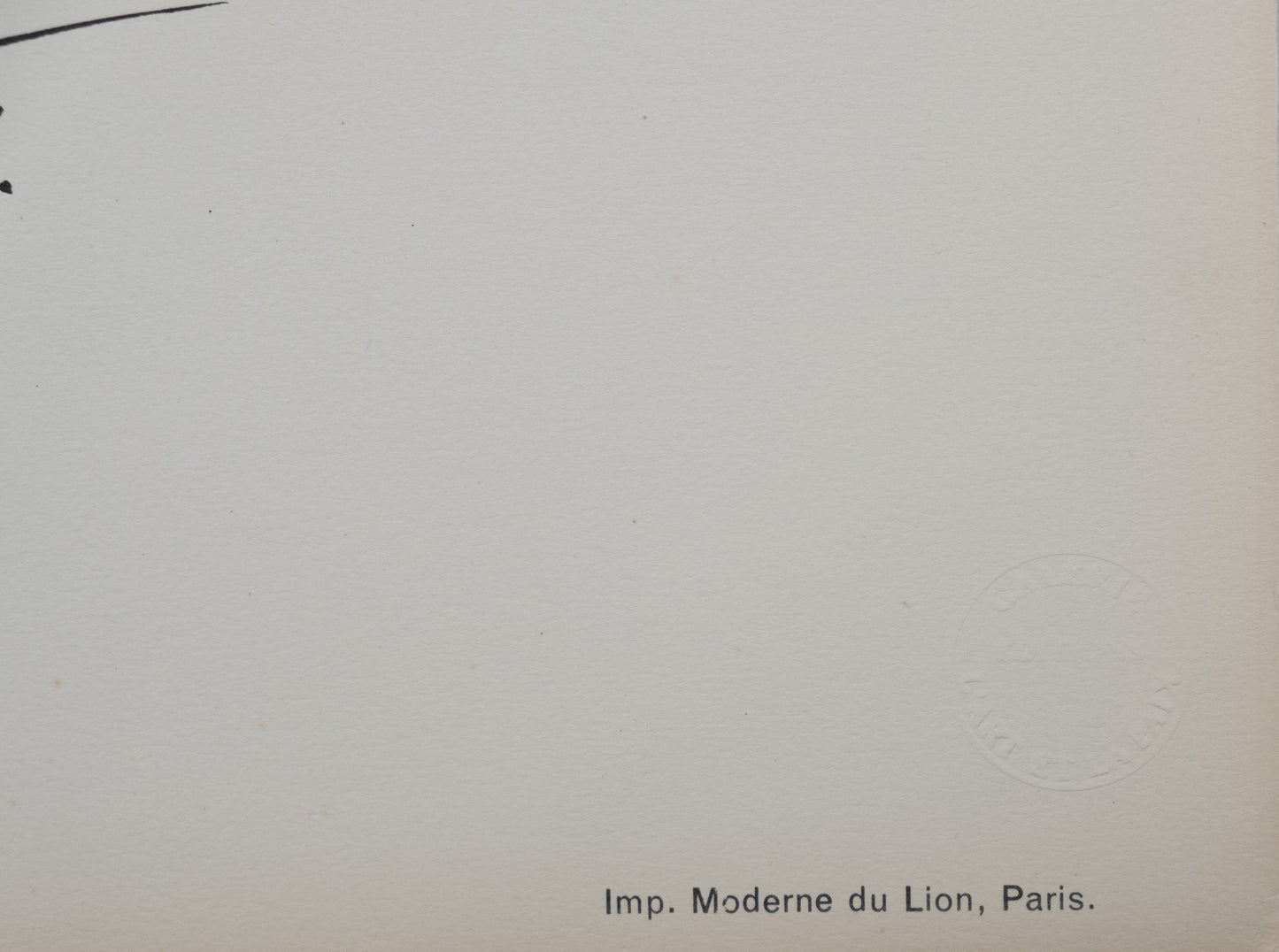 Pablo PICASSO : Hommage à Machado - Lithographie signée