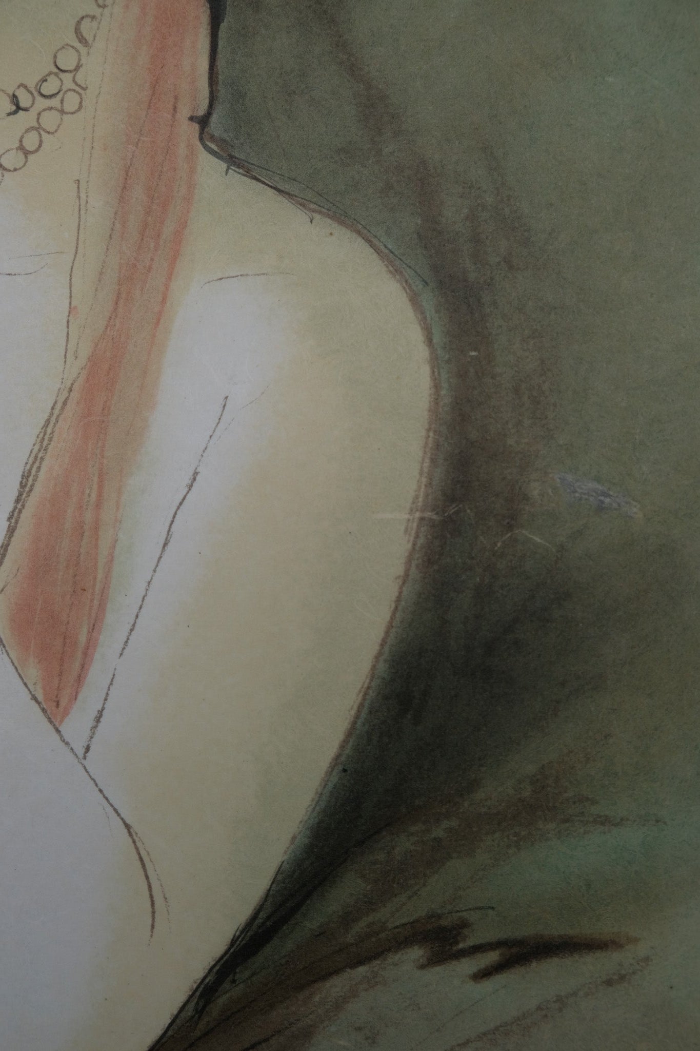 Bernard CHAROY : Portrait de Charlotte - Lithographie originale signée