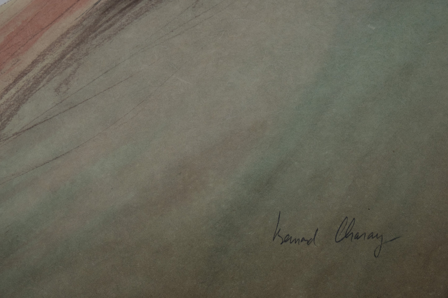 Bernard CHAROY : Portrait de Charlotte - Lithographie originale signée
