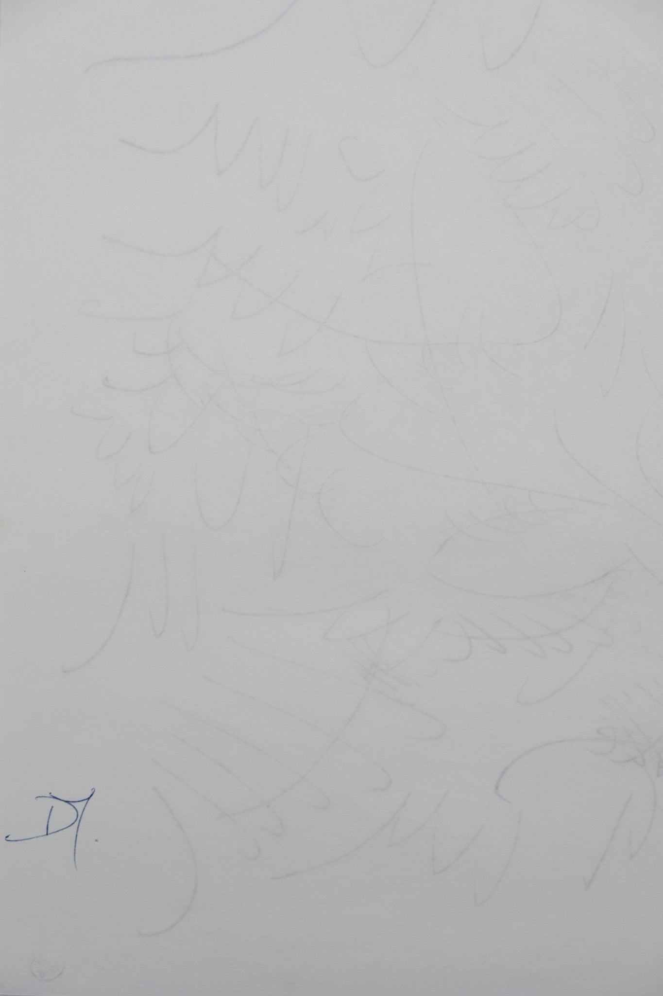 Dora MAAR : Composition végétale - Dessin original signé
